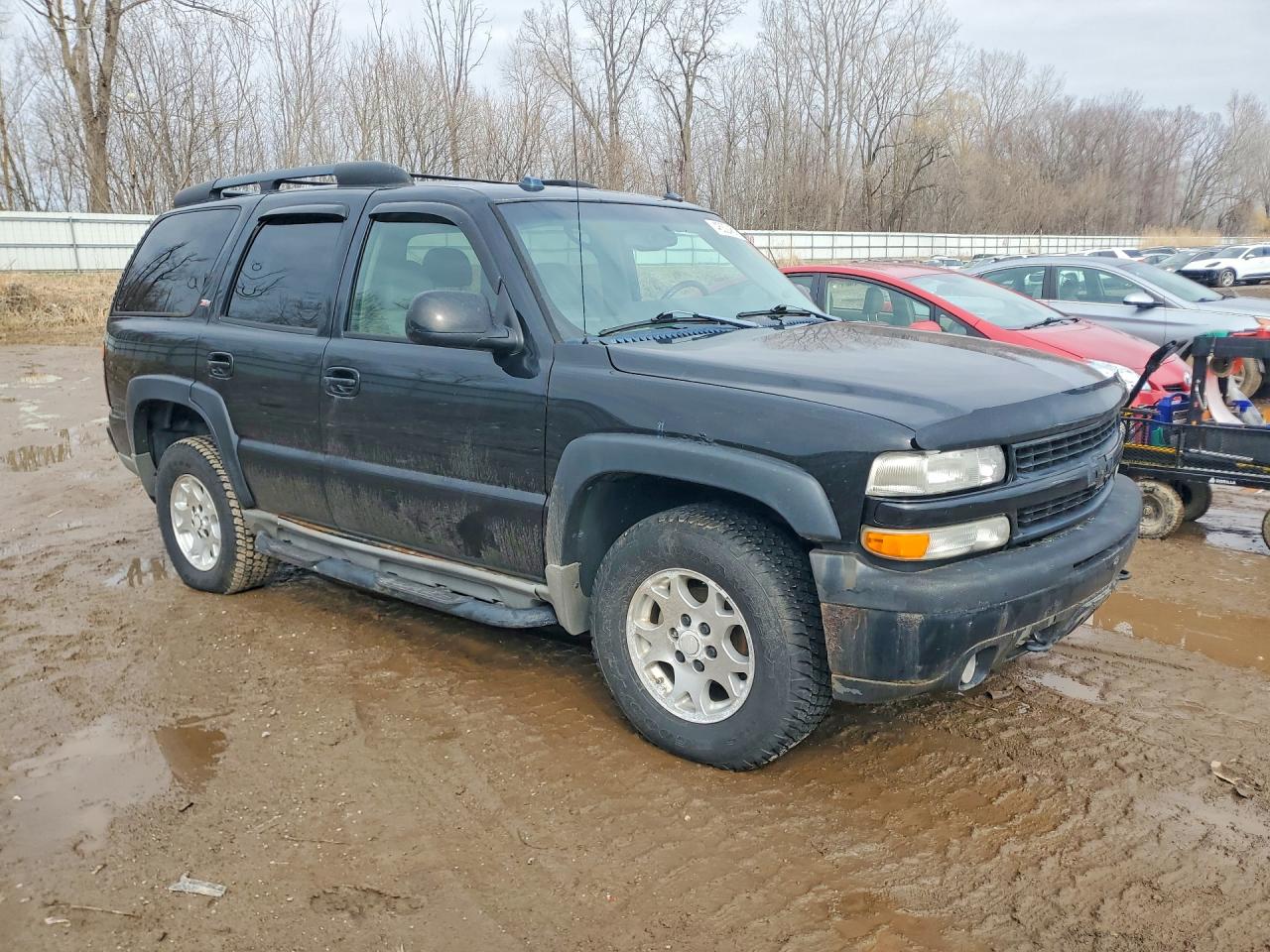2005 Chevrolet Tahoe Black vin: 1GNEK13T85R246591