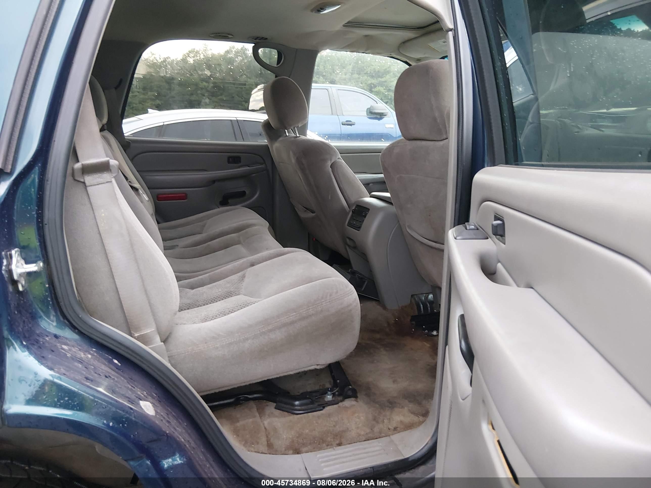 2005 Chevrolet Tahoe Ls Blue vin: 1GNEK13T85R267358