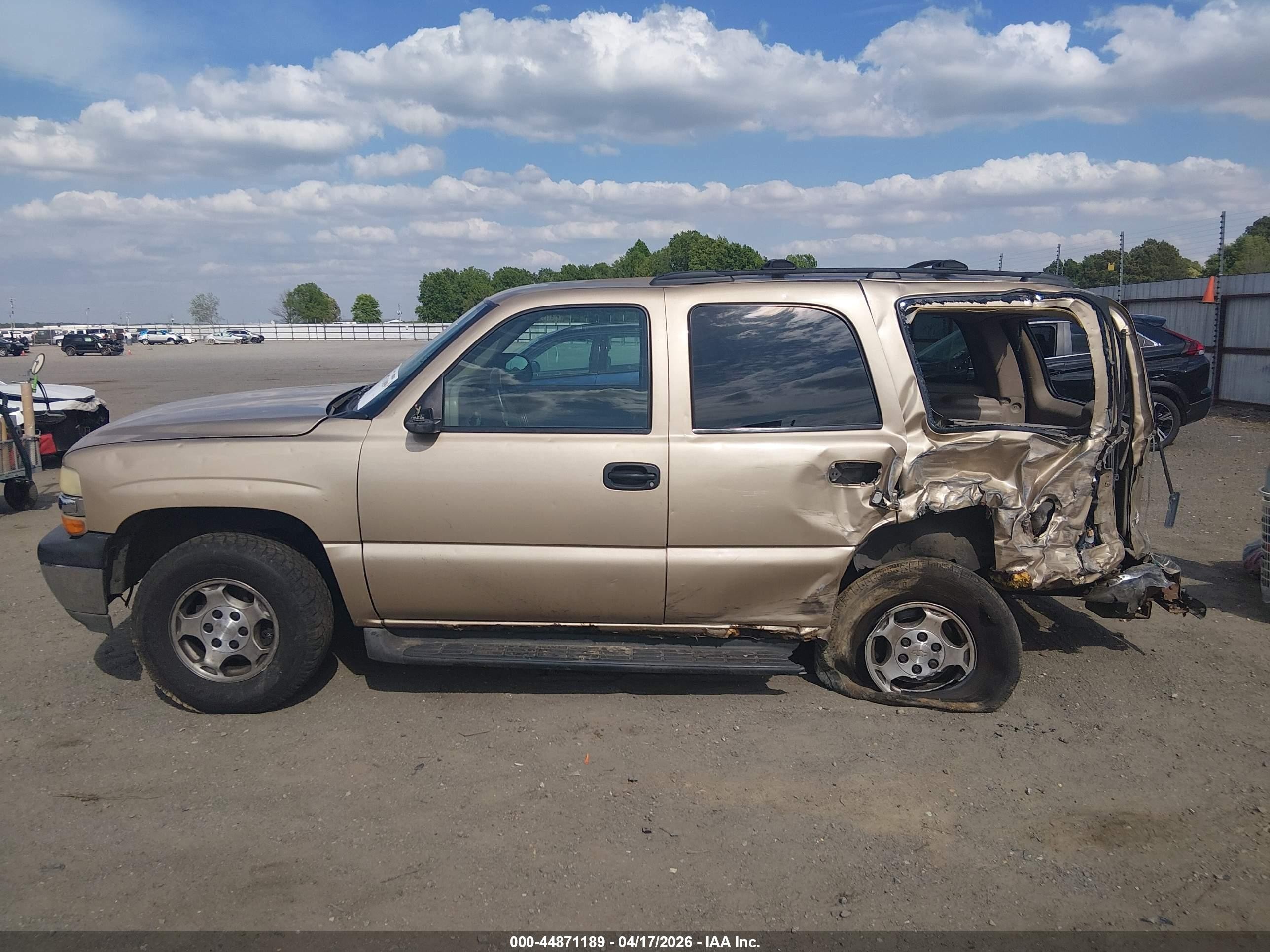 2006 Chevrolet Tahoe Ls Beige vin: 1GNEK13T86J154168