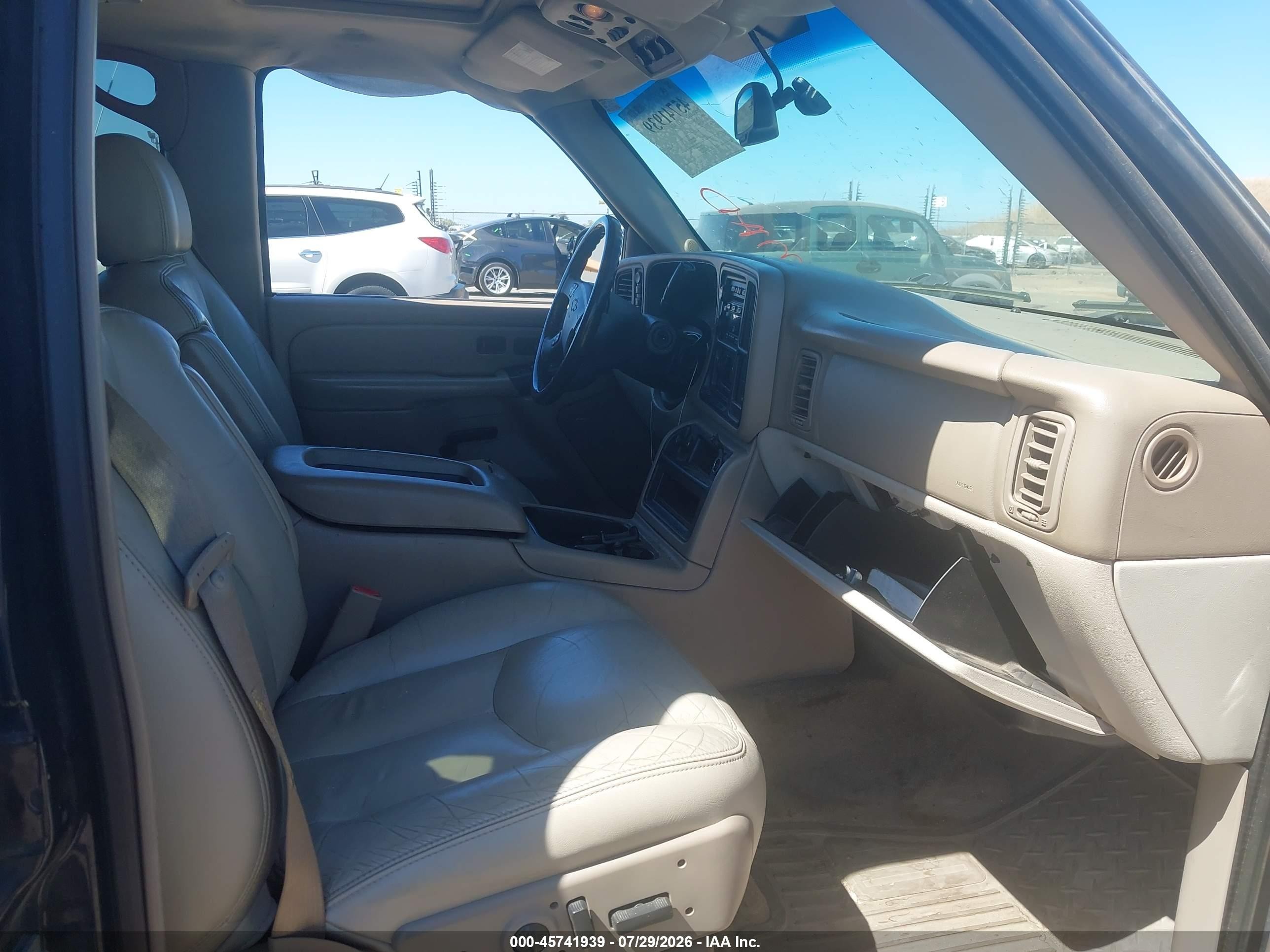 2006 Chevrolet Tahoe Lt Blue vin: 1GNEK13T86R111578