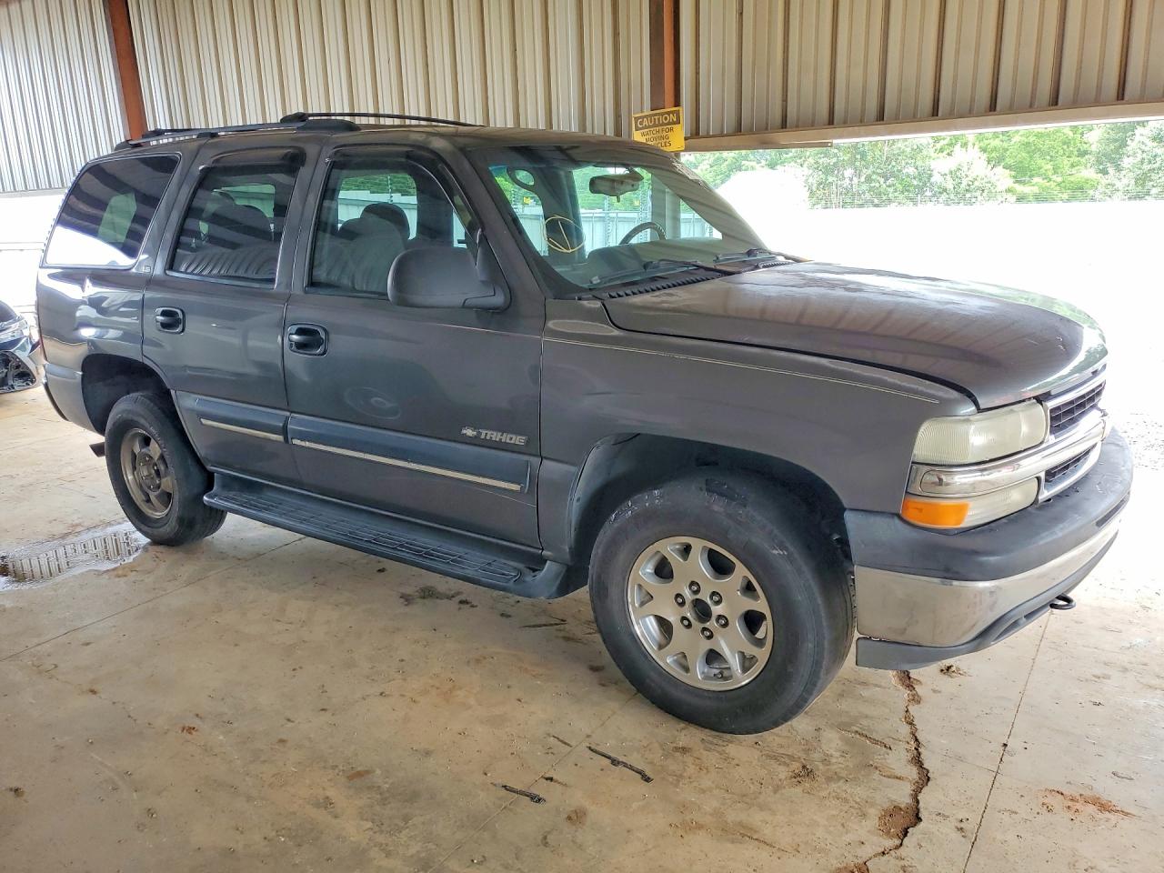 2001 Chevrolet Tahoe K1500 Gray vin: 1GNEK13T91J167665