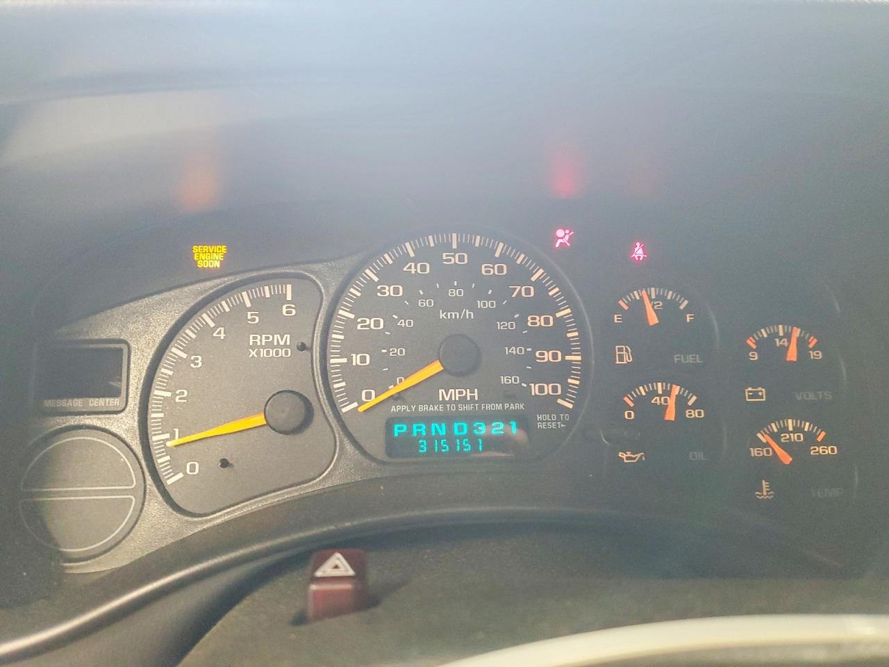 2001 Chevrolet Tahoe K1500 Gray vin: 1GNEK13T91J167665