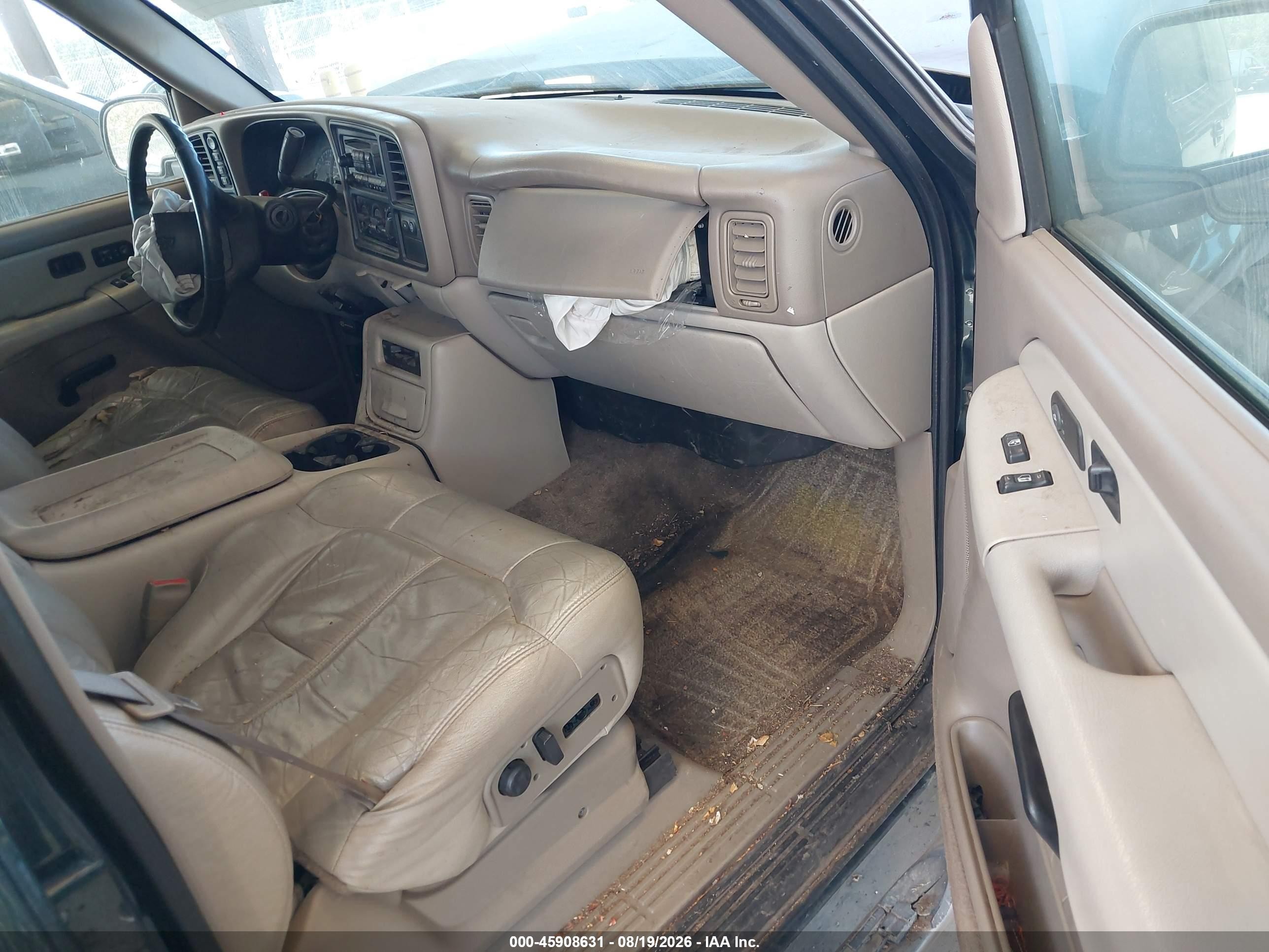 2001 Chevrolet Tahoe Lt Зеленый vin: 1GNEK13T91J266731