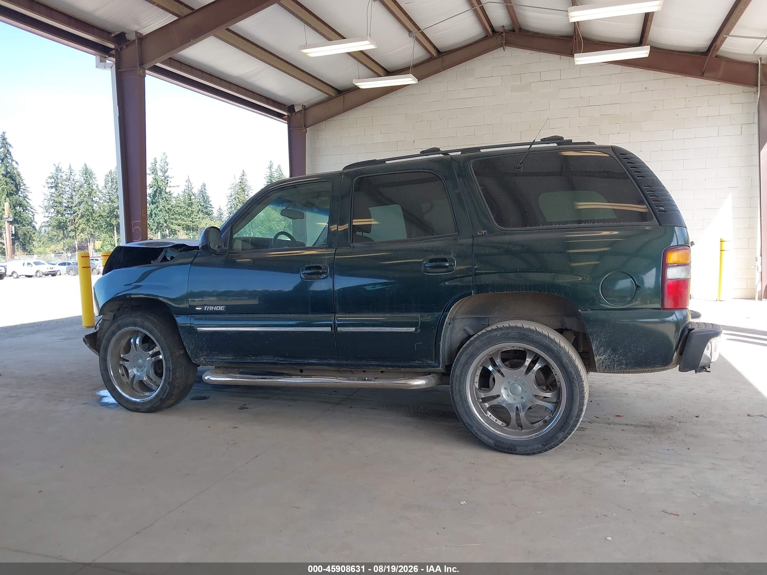 2001 Chevrolet Tahoe Lt Зеленый vin: 1GNEK13T91J266731