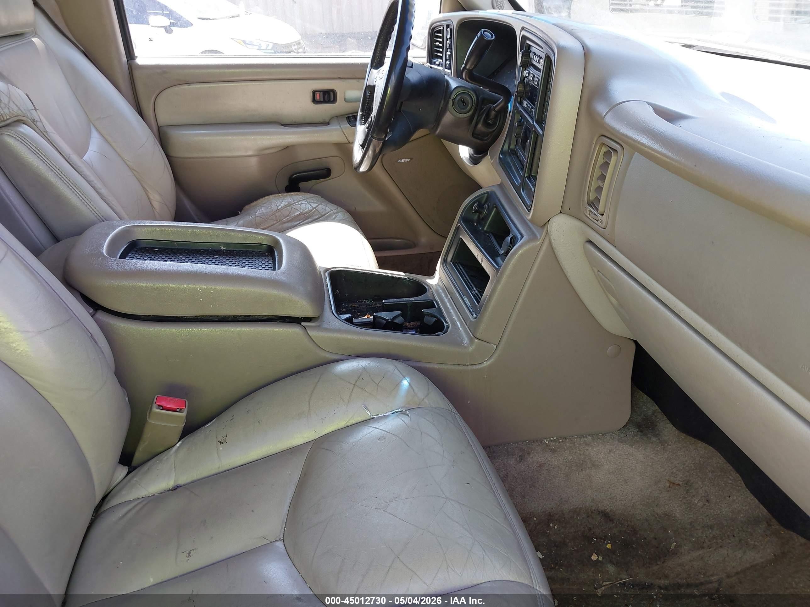 2003 Chevrolet Tahoe Lt White vin: 1GNEK13T93J240293