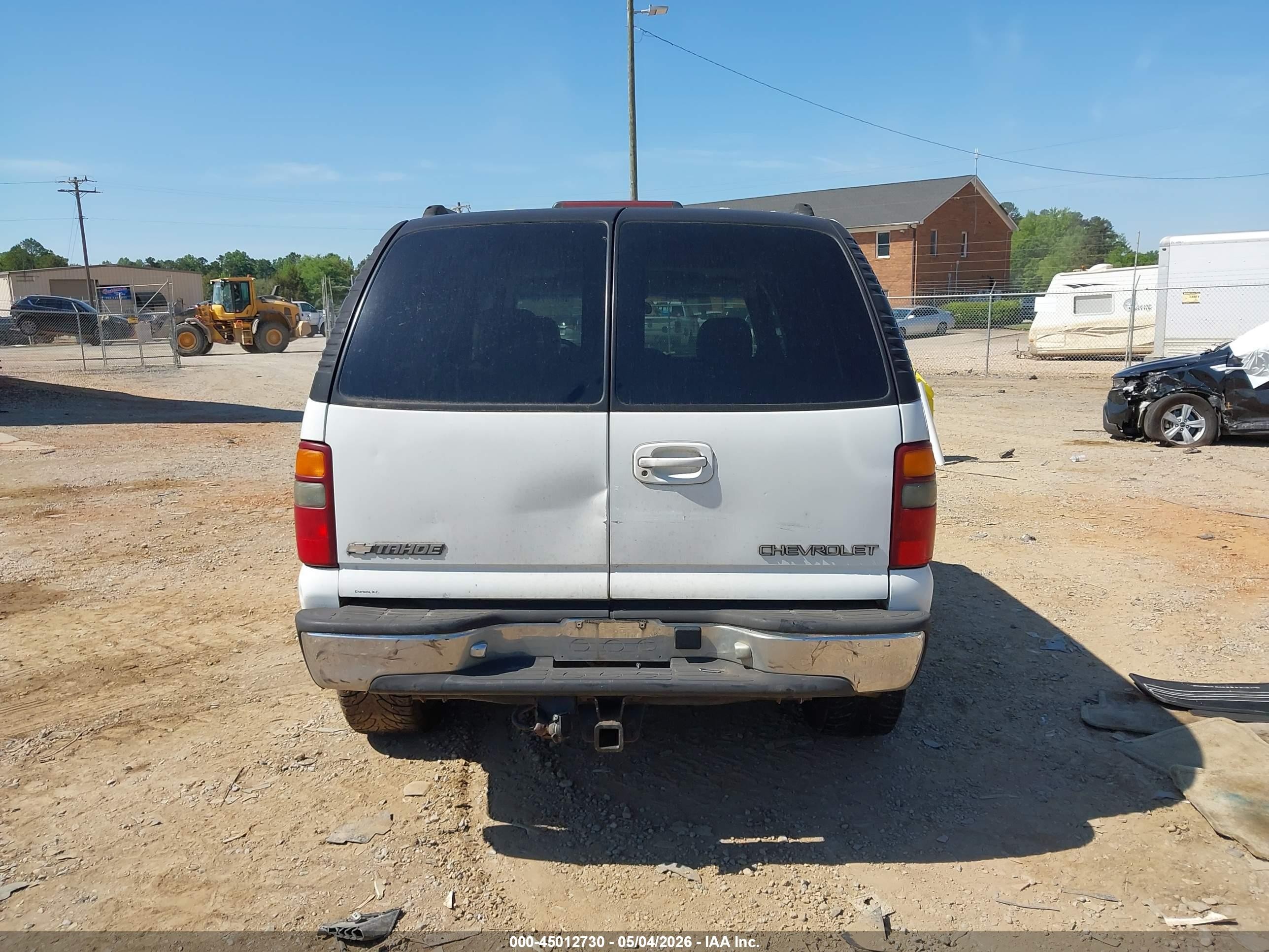 2003 Chevrolet Tahoe Lt White vin: 1GNEK13T93J240293