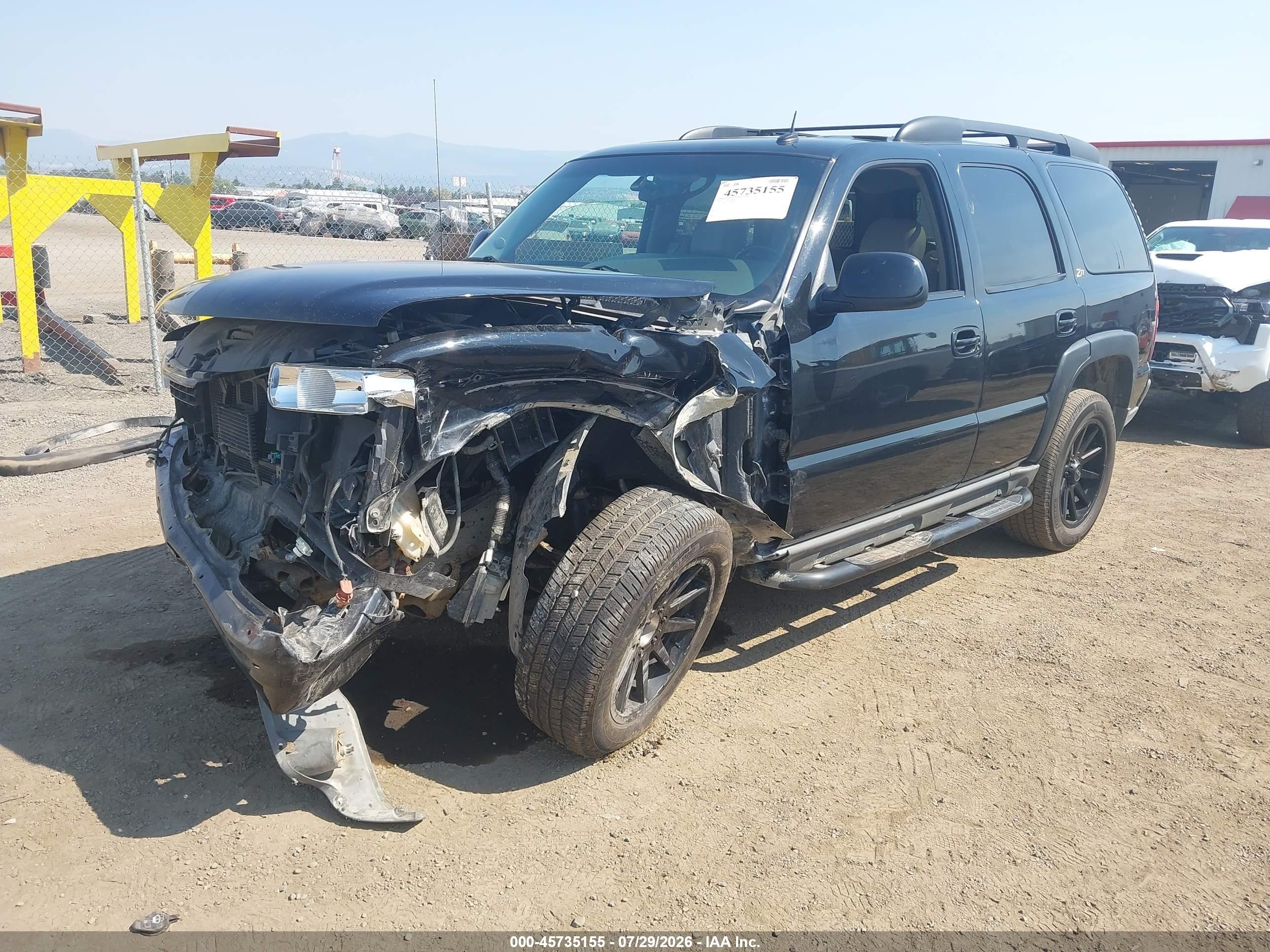 2003 Chevrolet Tahoe Z71 Черный vin: 1GNEK13T93R280939