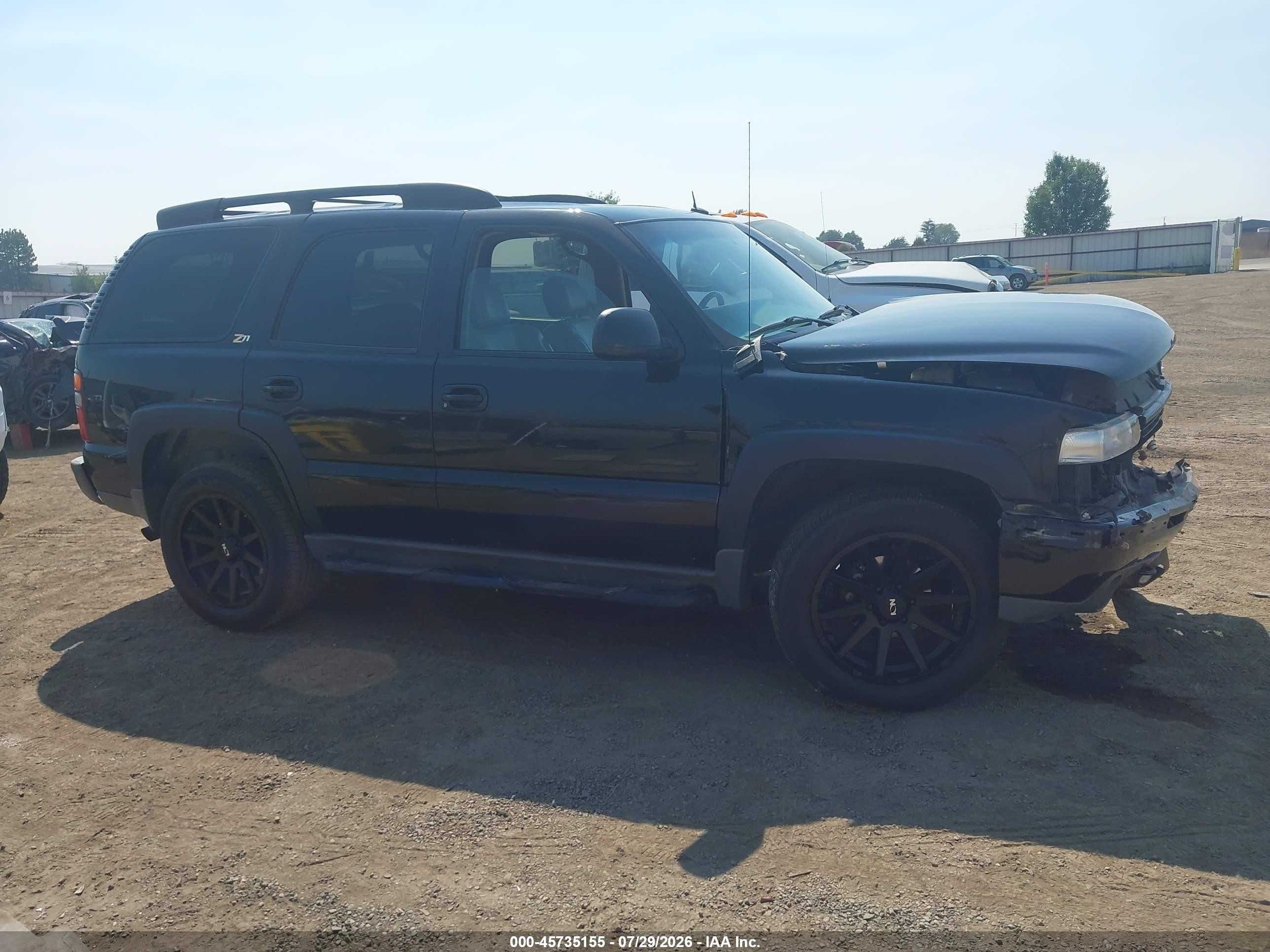 2003 Chevrolet Tahoe Z71 Черный vin: 1GNEK13T93R280939