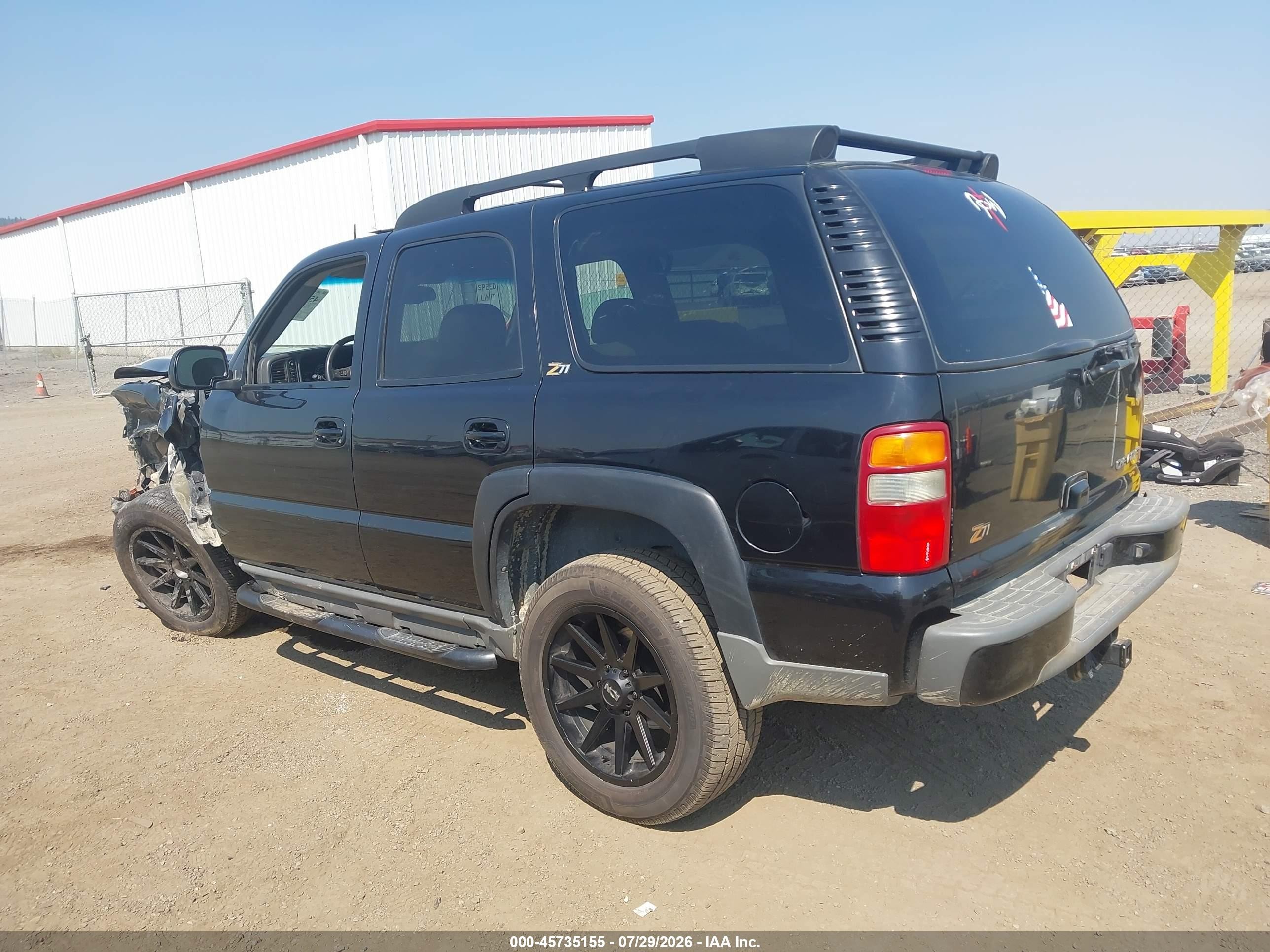 2003 Chevrolet Tahoe Z71 Черный vin: 1GNEK13T93R280939