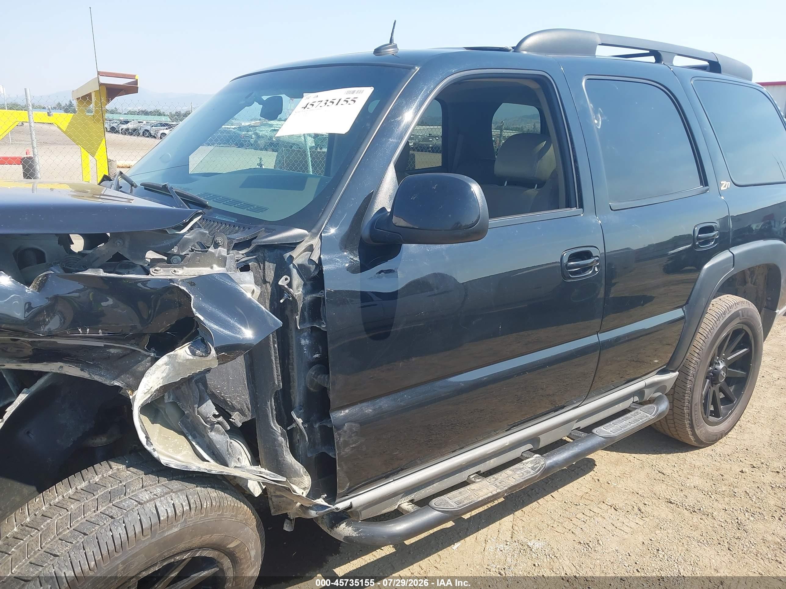 2003 Chevrolet Tahoe Z71 Черный vin: 1GNEK13T93R280939