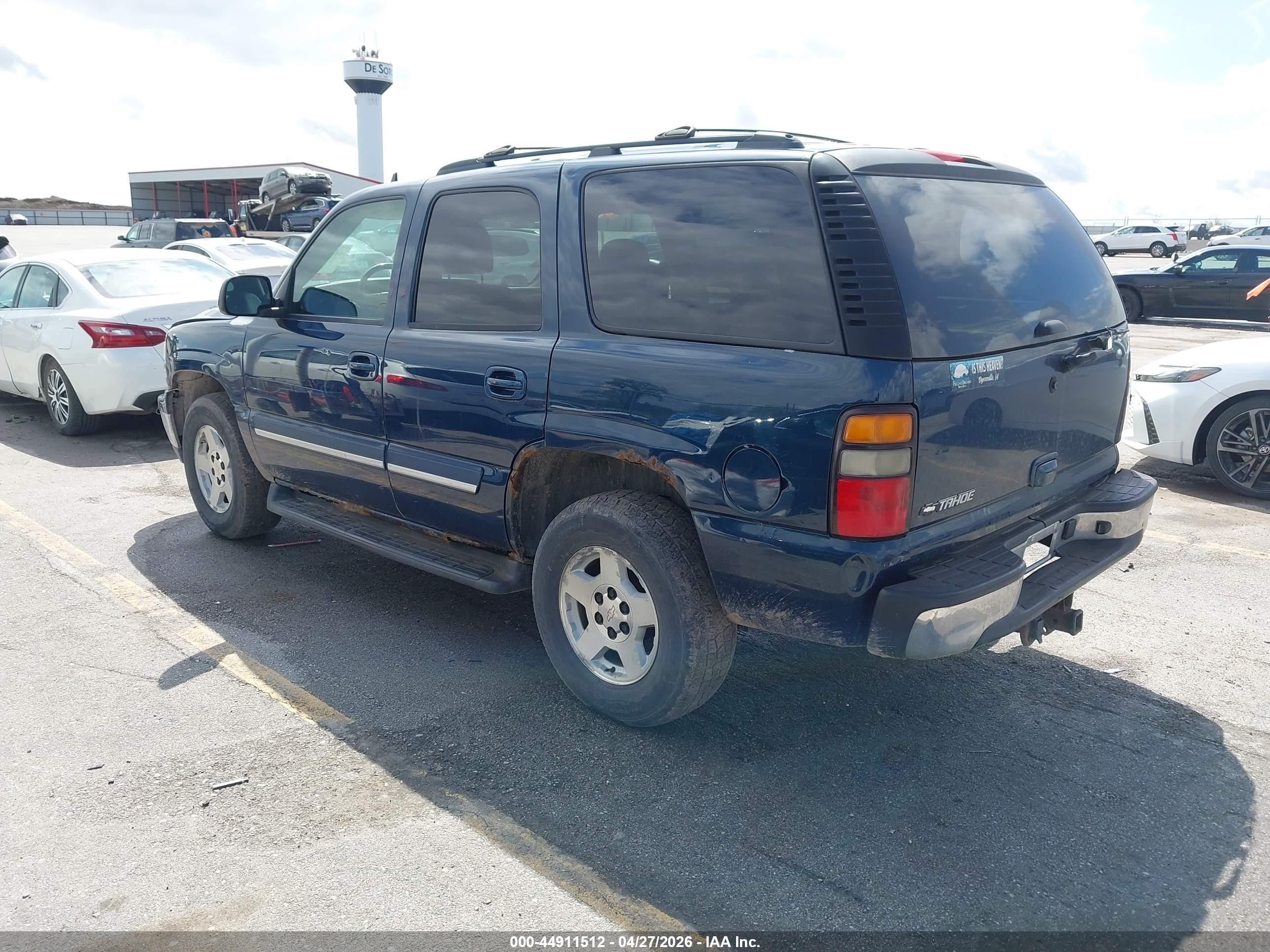 2006 Chevrolet Tahoe Lt Blue vin: 1GNEK13T96J102161