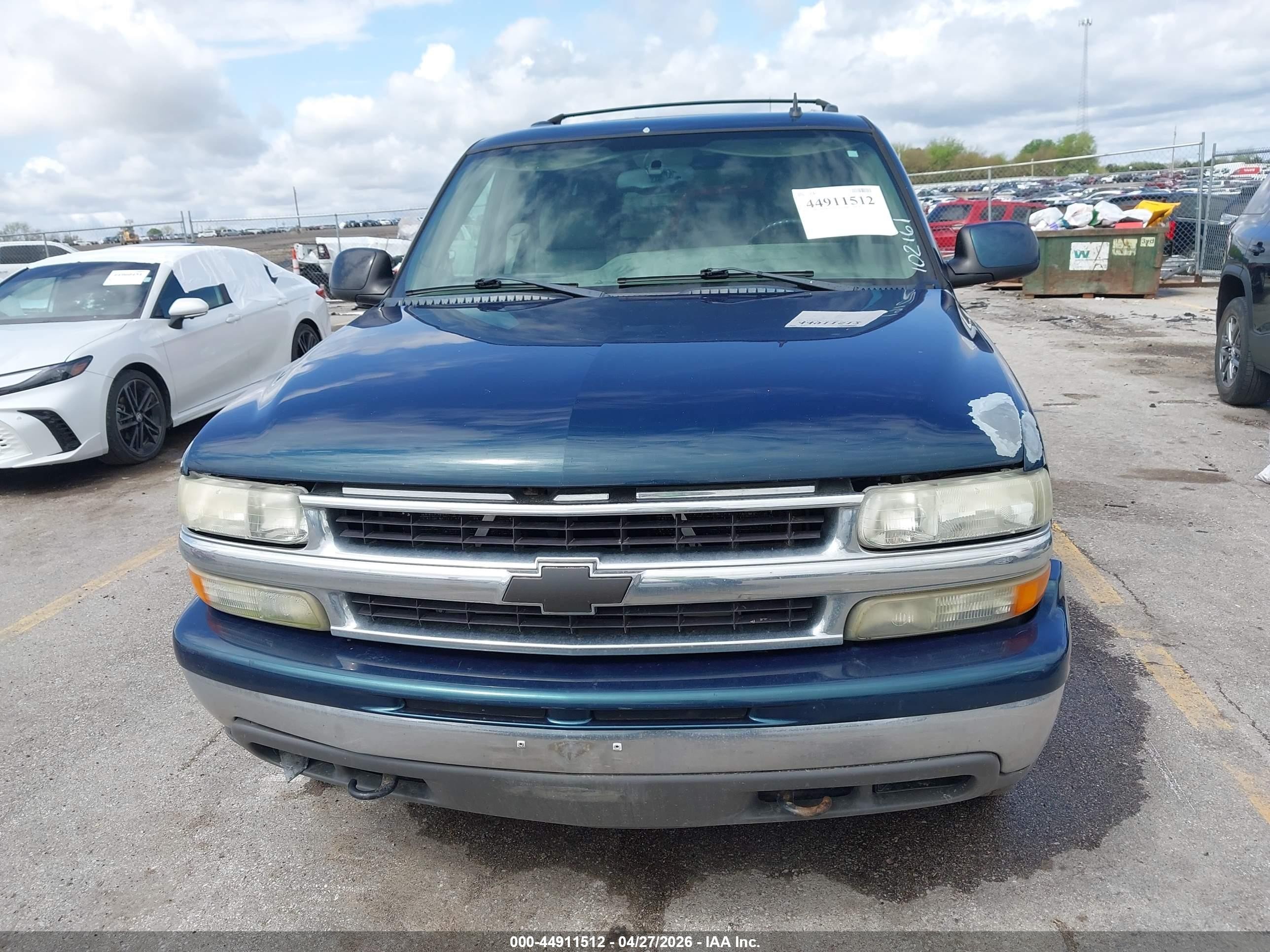 2006 Chevrolet Tahoe Lt Blue vin: 1GNEK13T96J102161