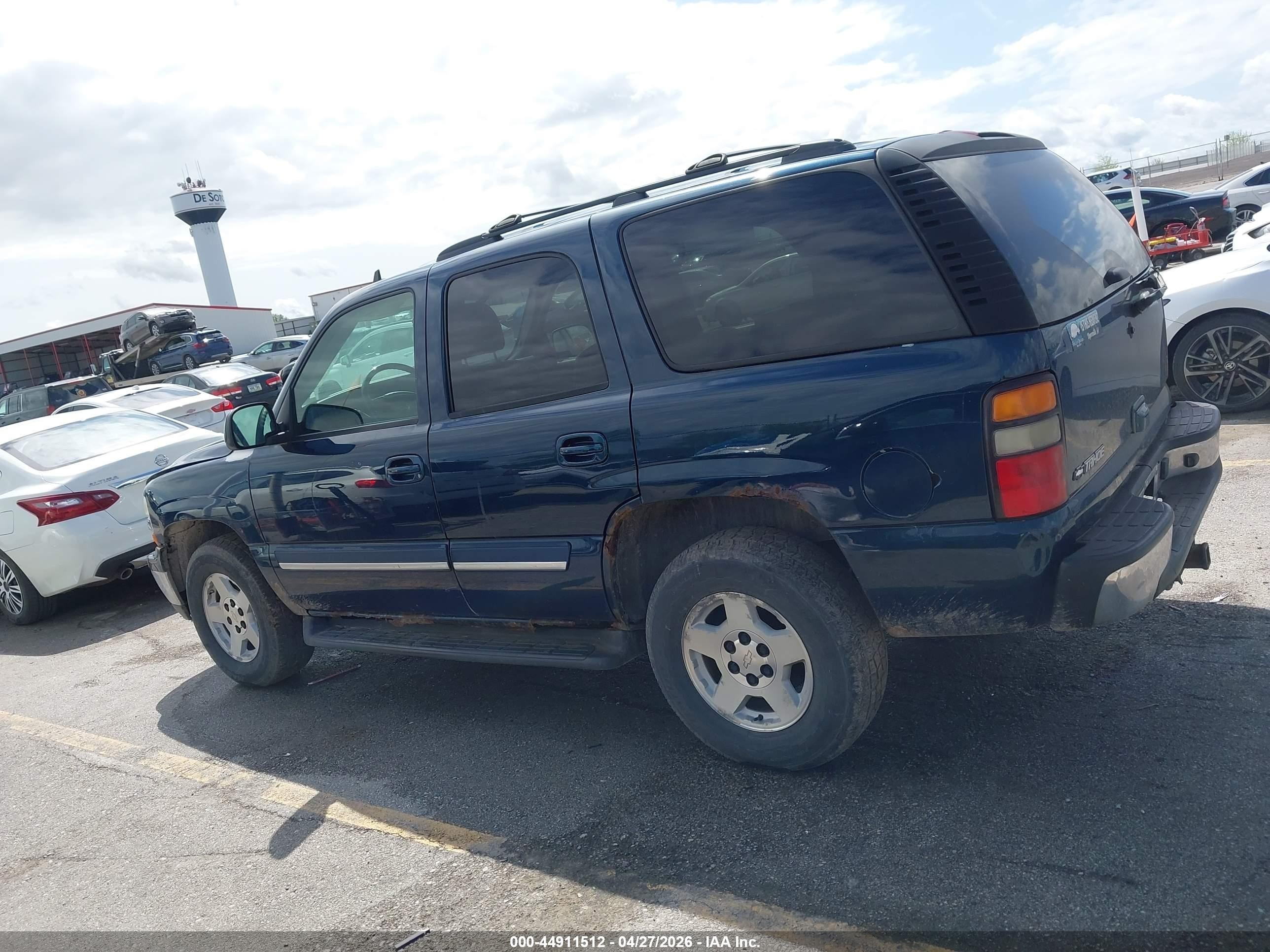 2006 Chevrolet Tahoe Lt Blue vin: 1GNEK13T96J102161