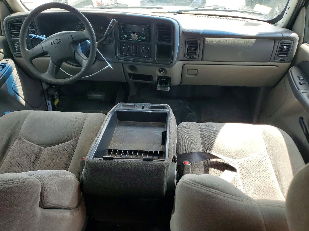 2003 Chevrolet Tahoe K1500 White vin: 1GNEK13V53J291405