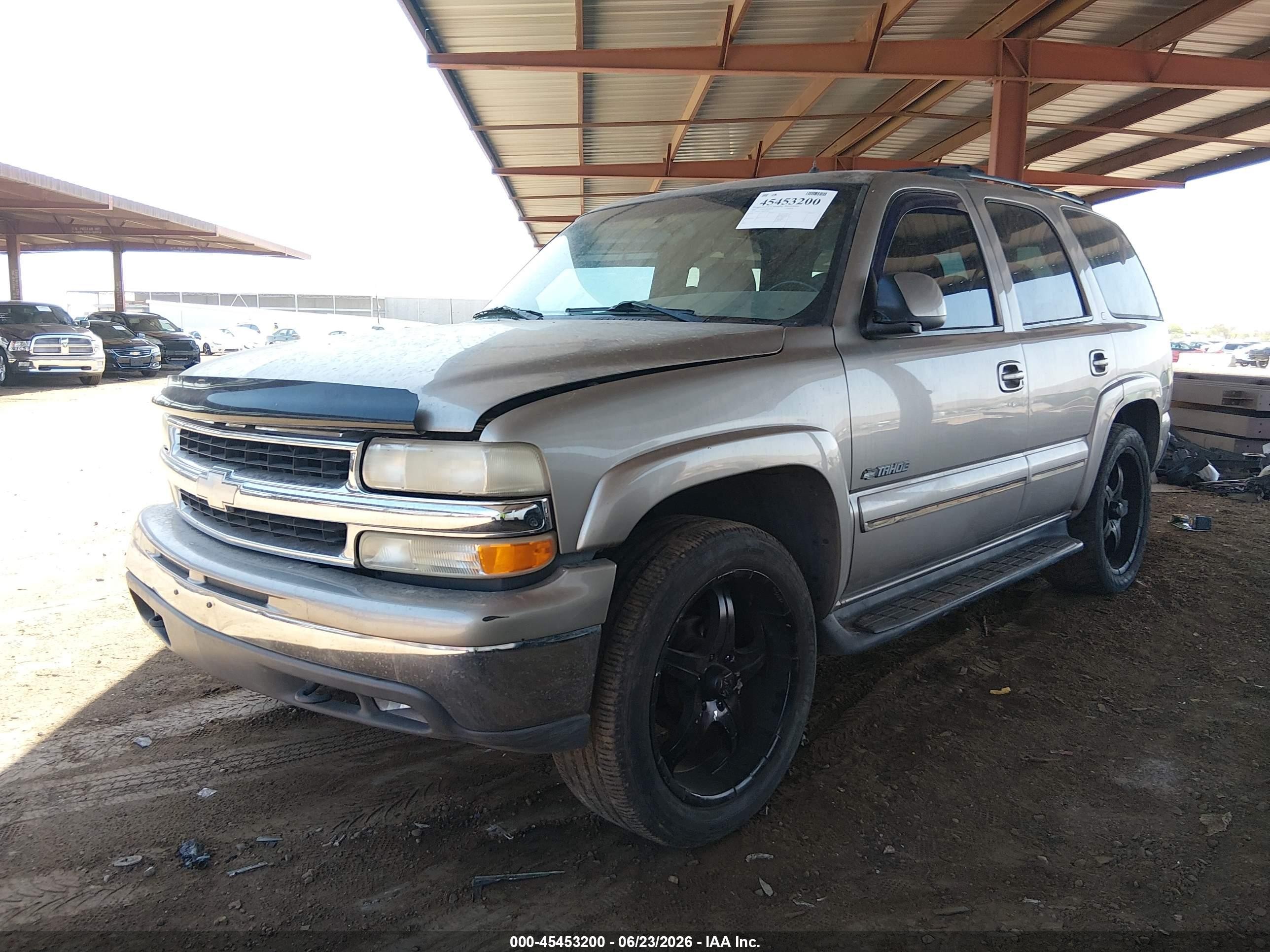 2002 Chevrolet Tahoe Lt Champagne vin: 1GNEK13Z02R239621