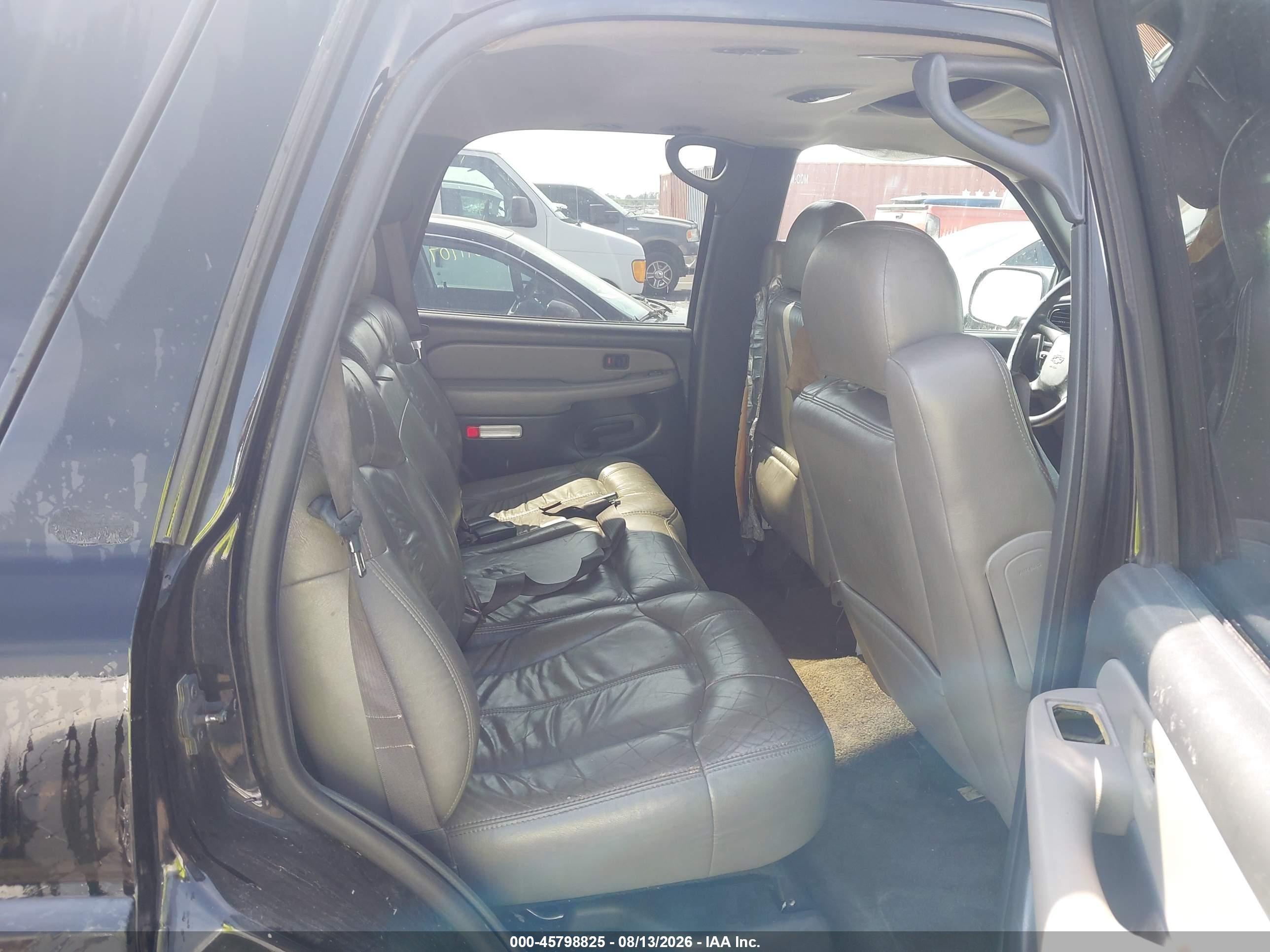 2002 Chevrolet Tahoe Ls Black vin: 1GNEK13Z02R315807