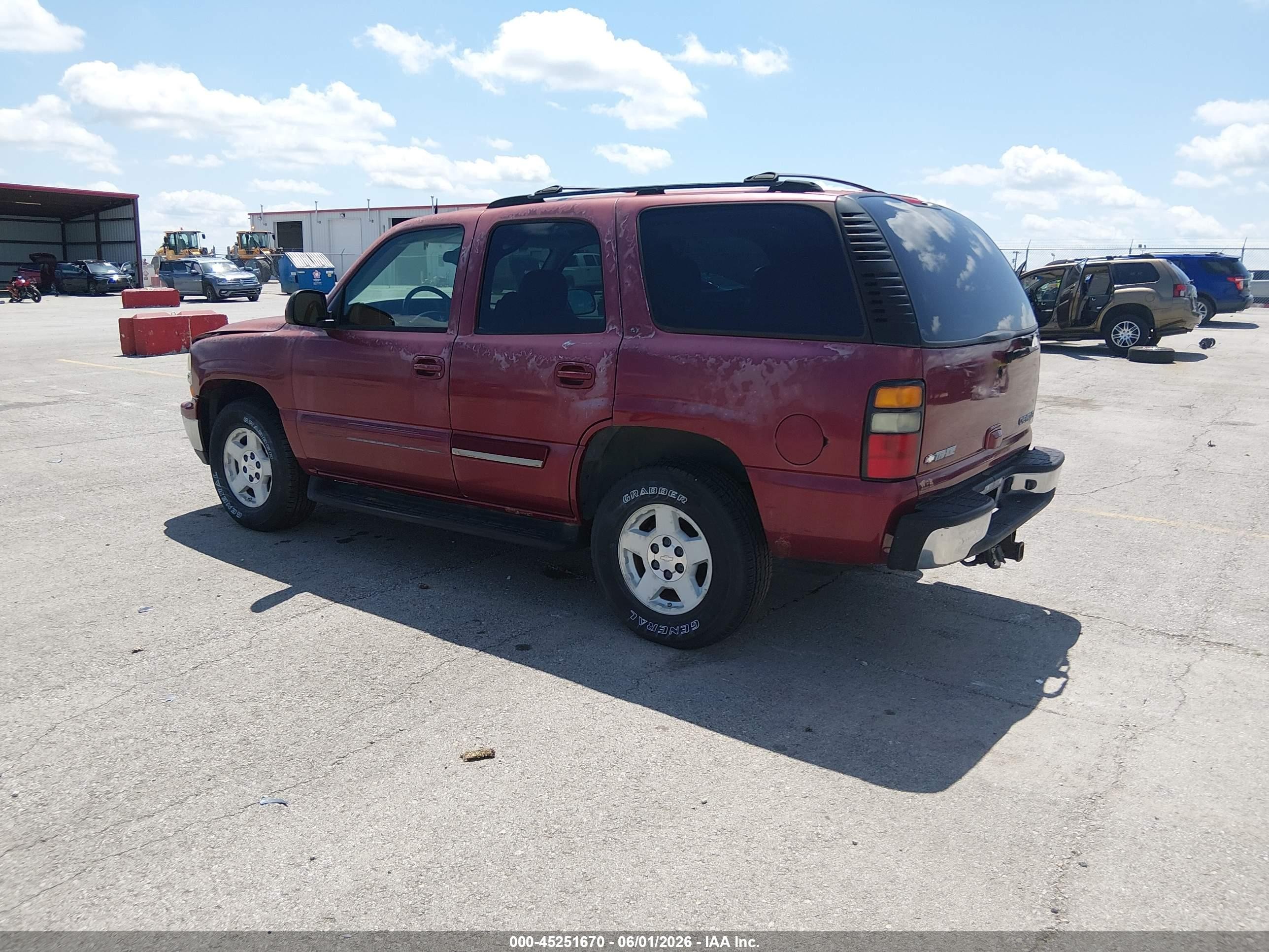 2004 Chevrolet Tahoe Lt Red vin: 1GNEK13Z04J274757