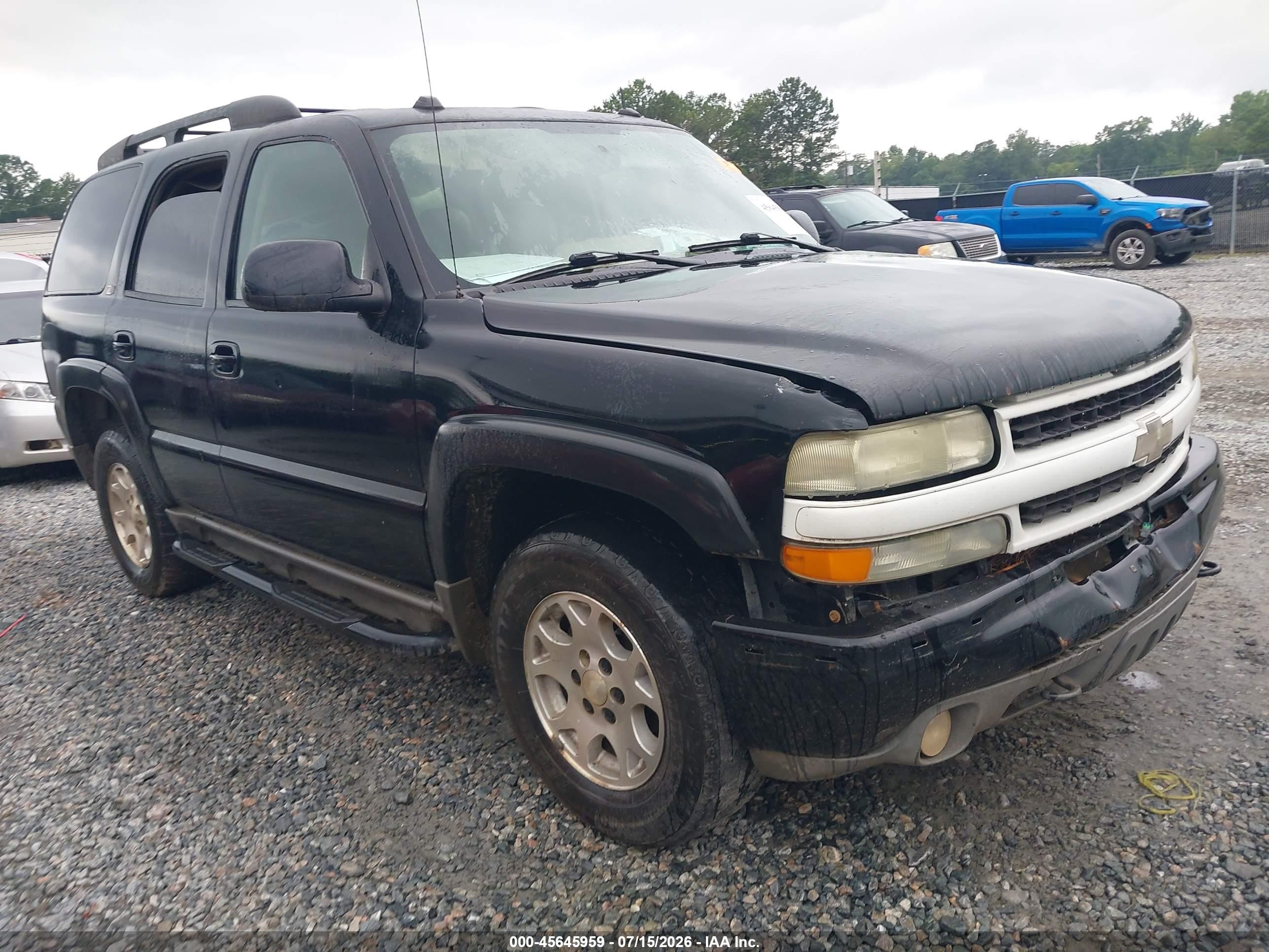 2004 Chevrolet Tahoe Z71 Black vin: 1GNEK13Z04R301019