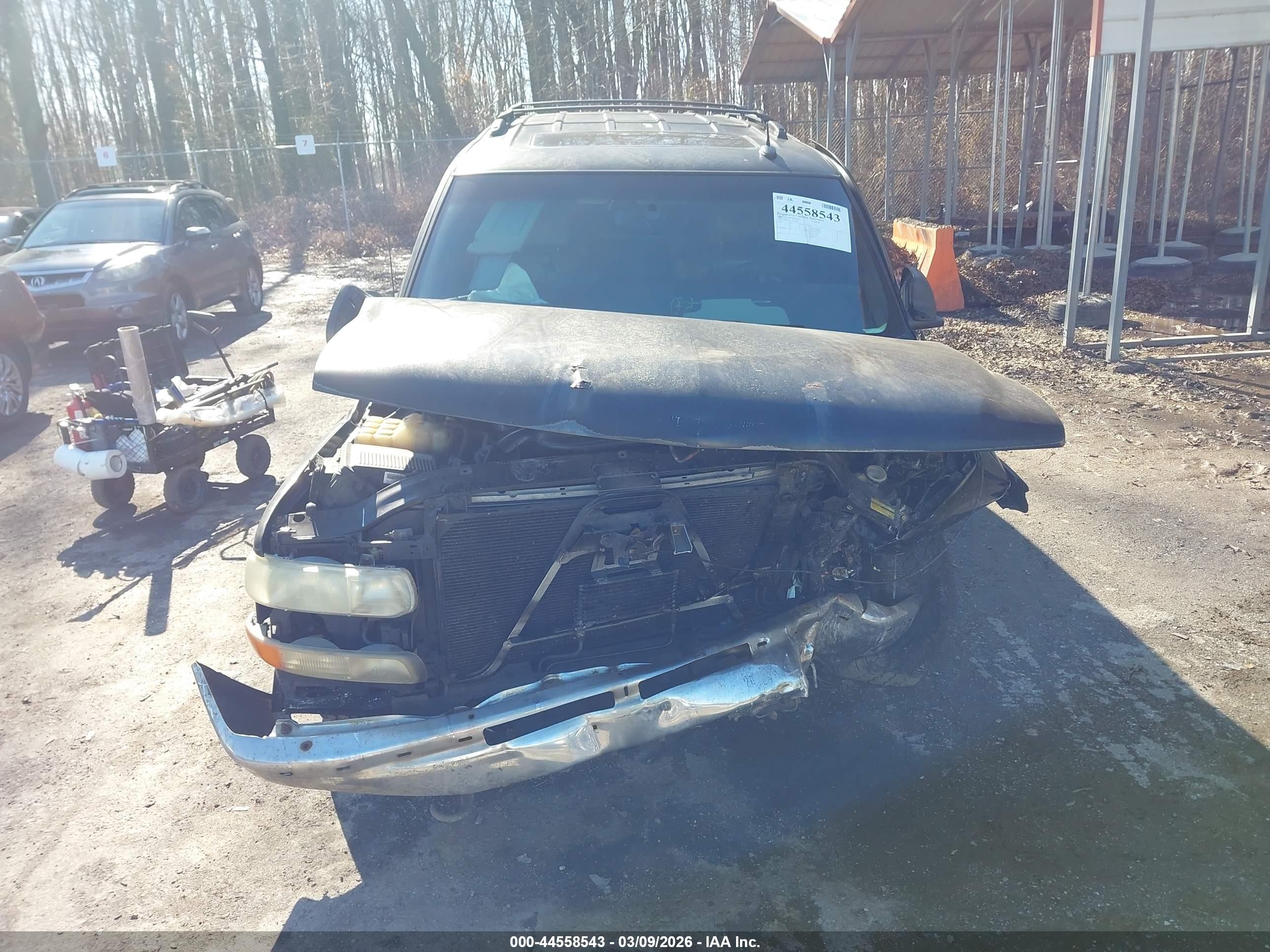 2002 Chevrolet Tahoe Lt Black vin: 1GNEK13Z12J274490
