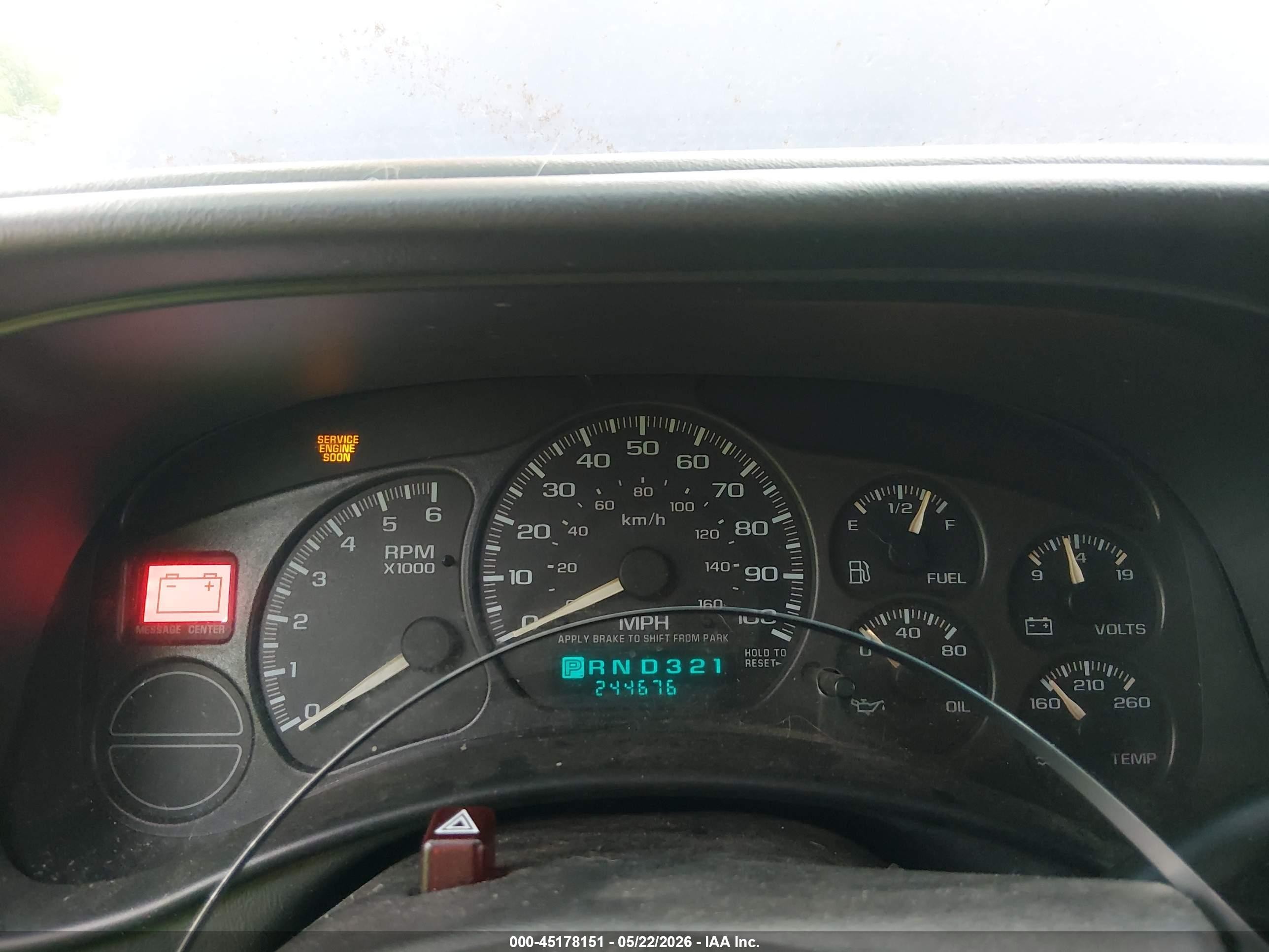2002 Chevrolet Tahoe Ls Blue vin: 1GNEK13Z12R140760