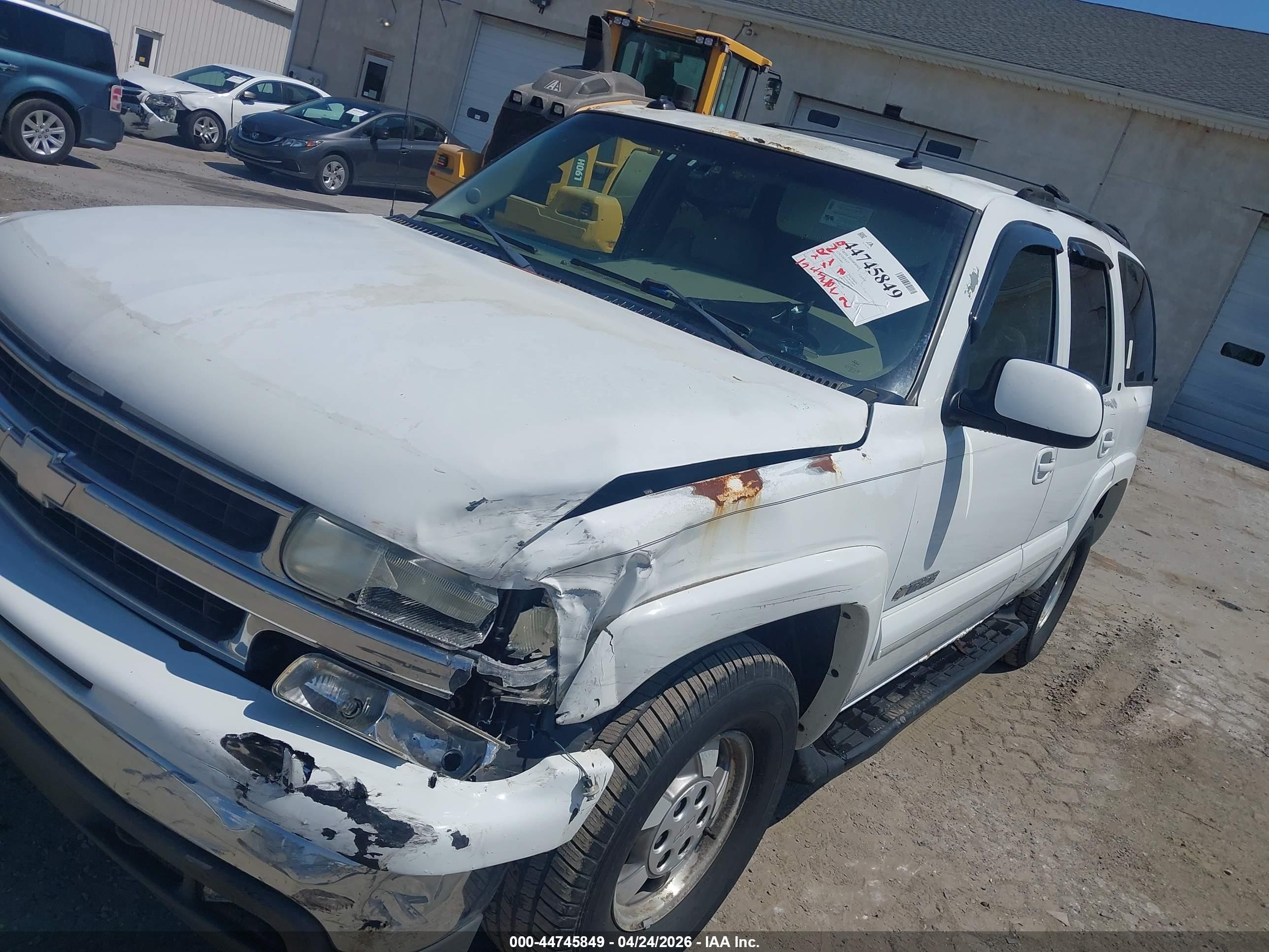 2003 Chevrolet Tahoe Lt White vin: 1GNEK13Z13J218602