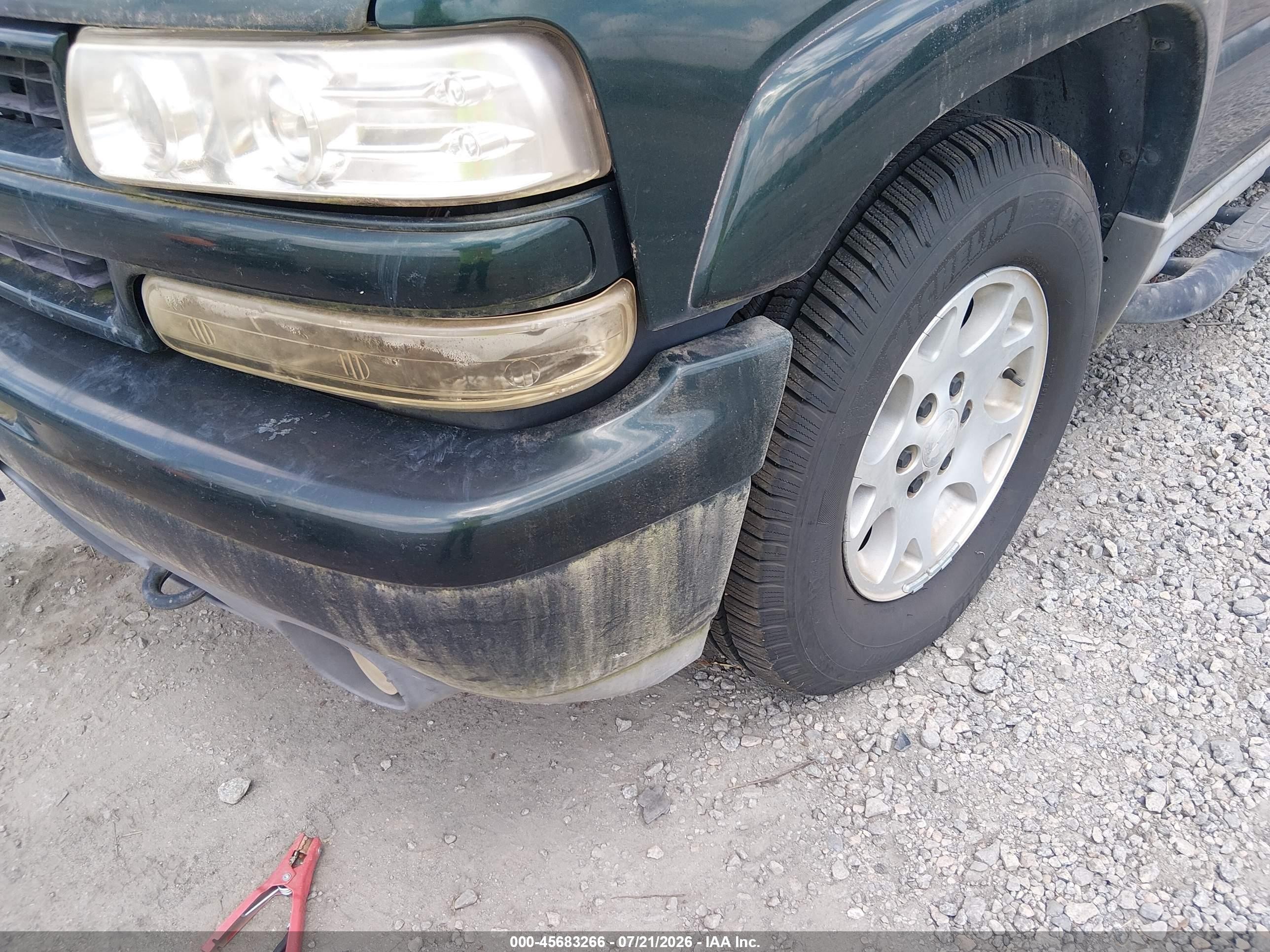 2003 Chevrolet Tahoe Z71 Зеленый vin: 1GNEK13Z13R314537