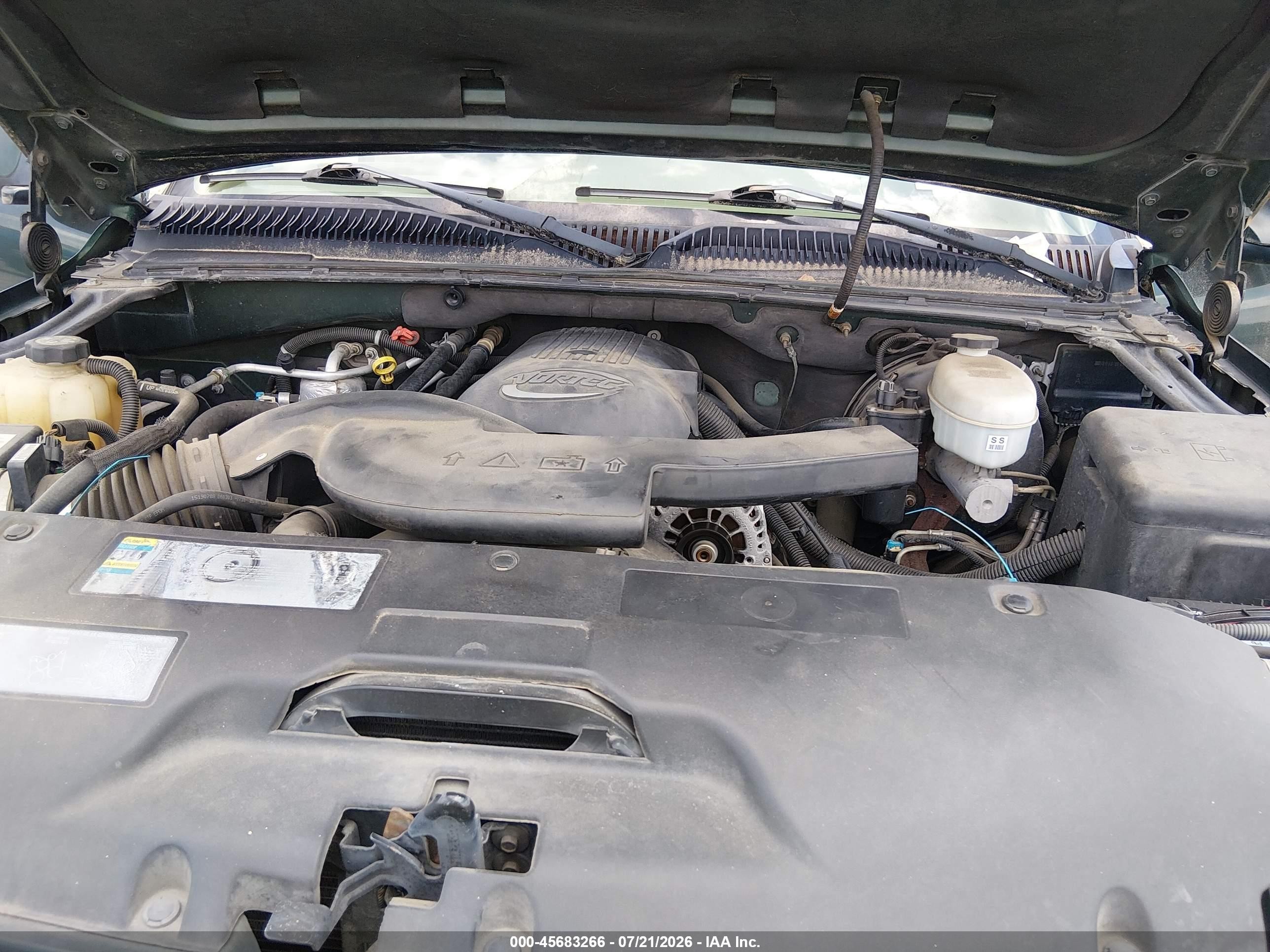 2003 Chevrolet Tahoe Z71 Зеленый vin: 1GNEK13Z13R314537