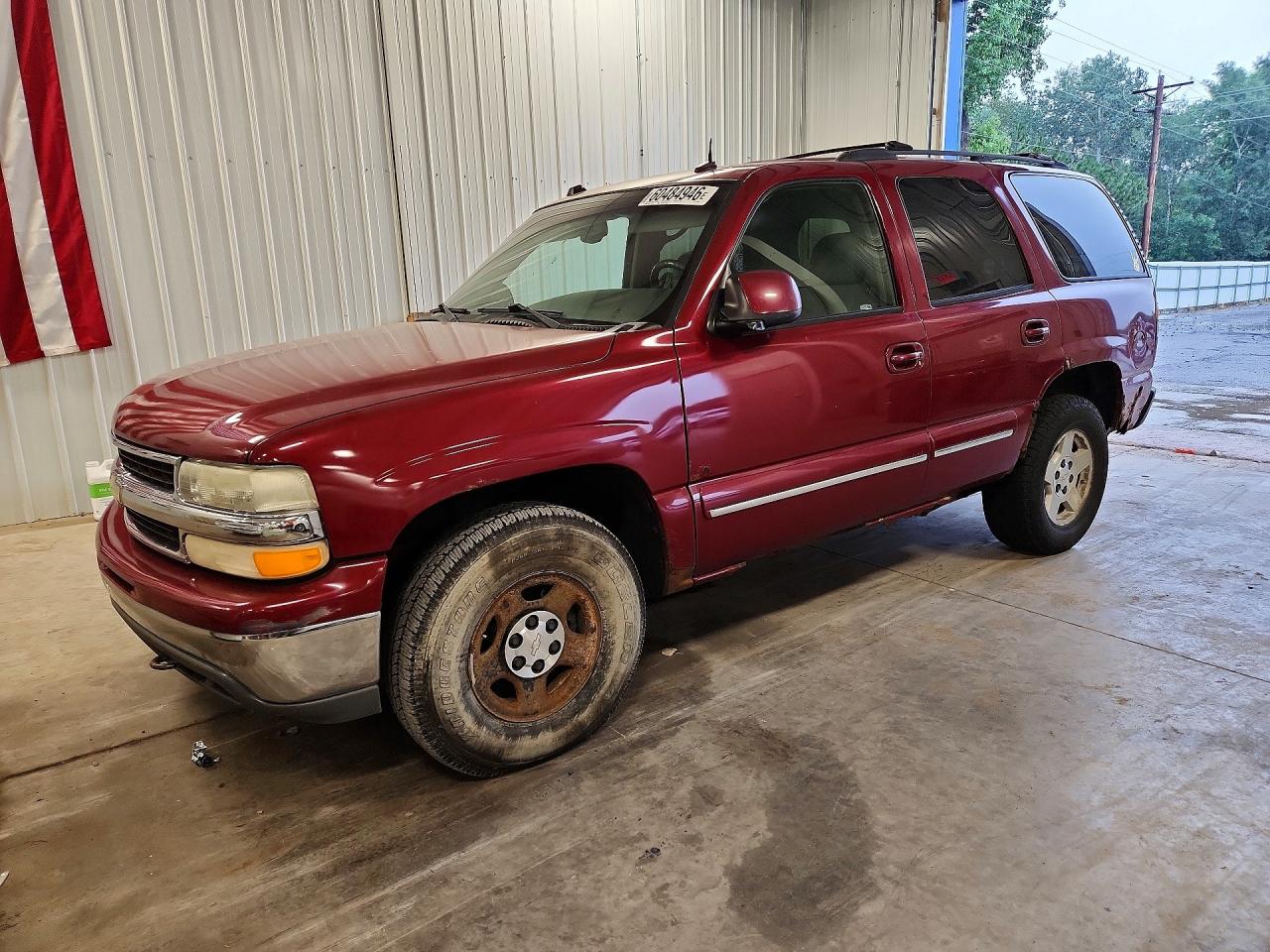 2004 Chevrolet Tahoe K1500 Maroon vin: 1GNEK13Z14R110791