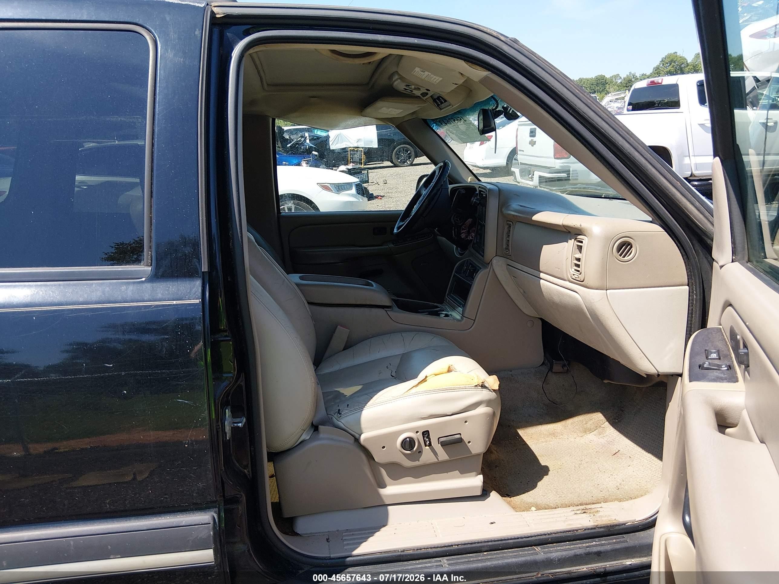 2006 Chevrolet Tahoe Lt Black vin: 1GNEK13Z16J122019