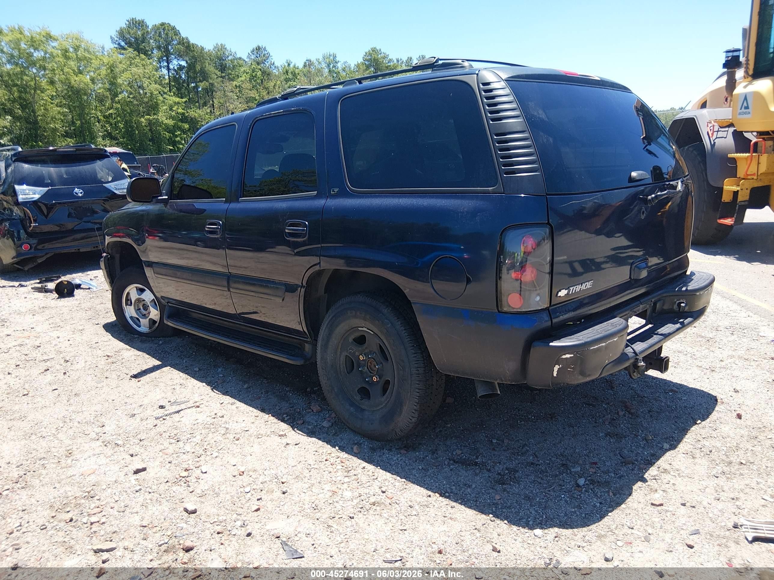 2006 Chevrolet Tahoe Lt Black vin: 1GNEK13Z16R103018