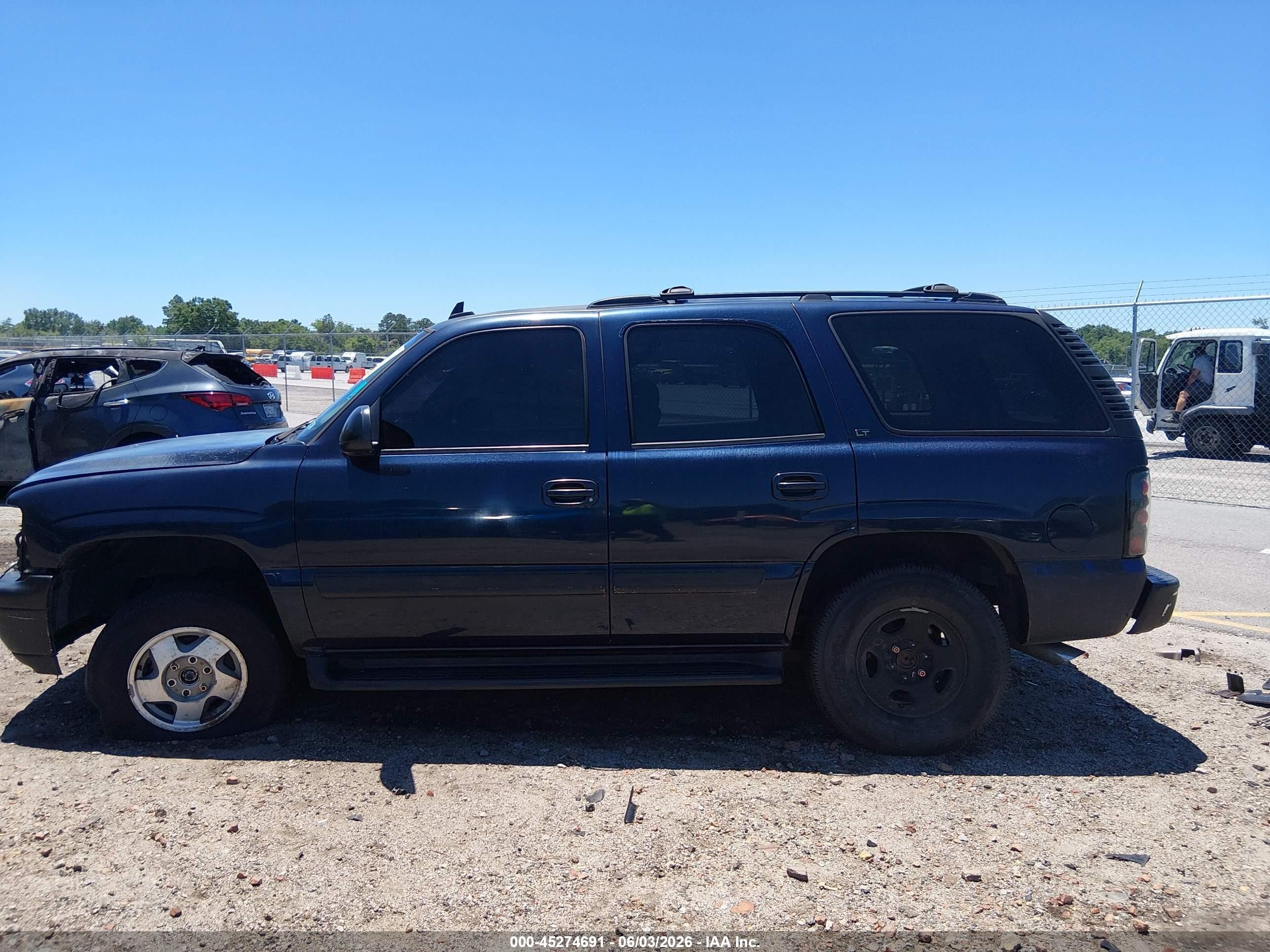 2006 Chevrolet Tahoe Lt Black vin: 1GNEK13Z16R103018