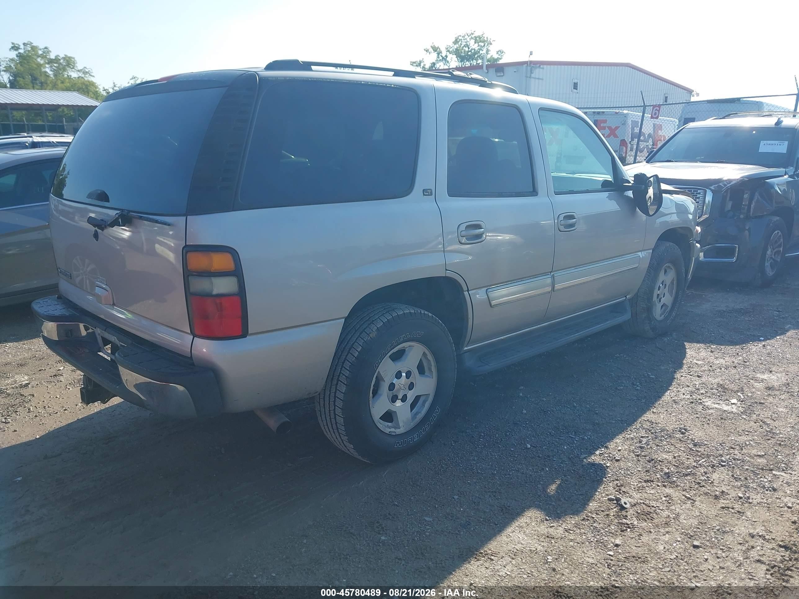 2006 Chevrolet Tahoe Lt Gold vin: 1GNEK13Z16R132065