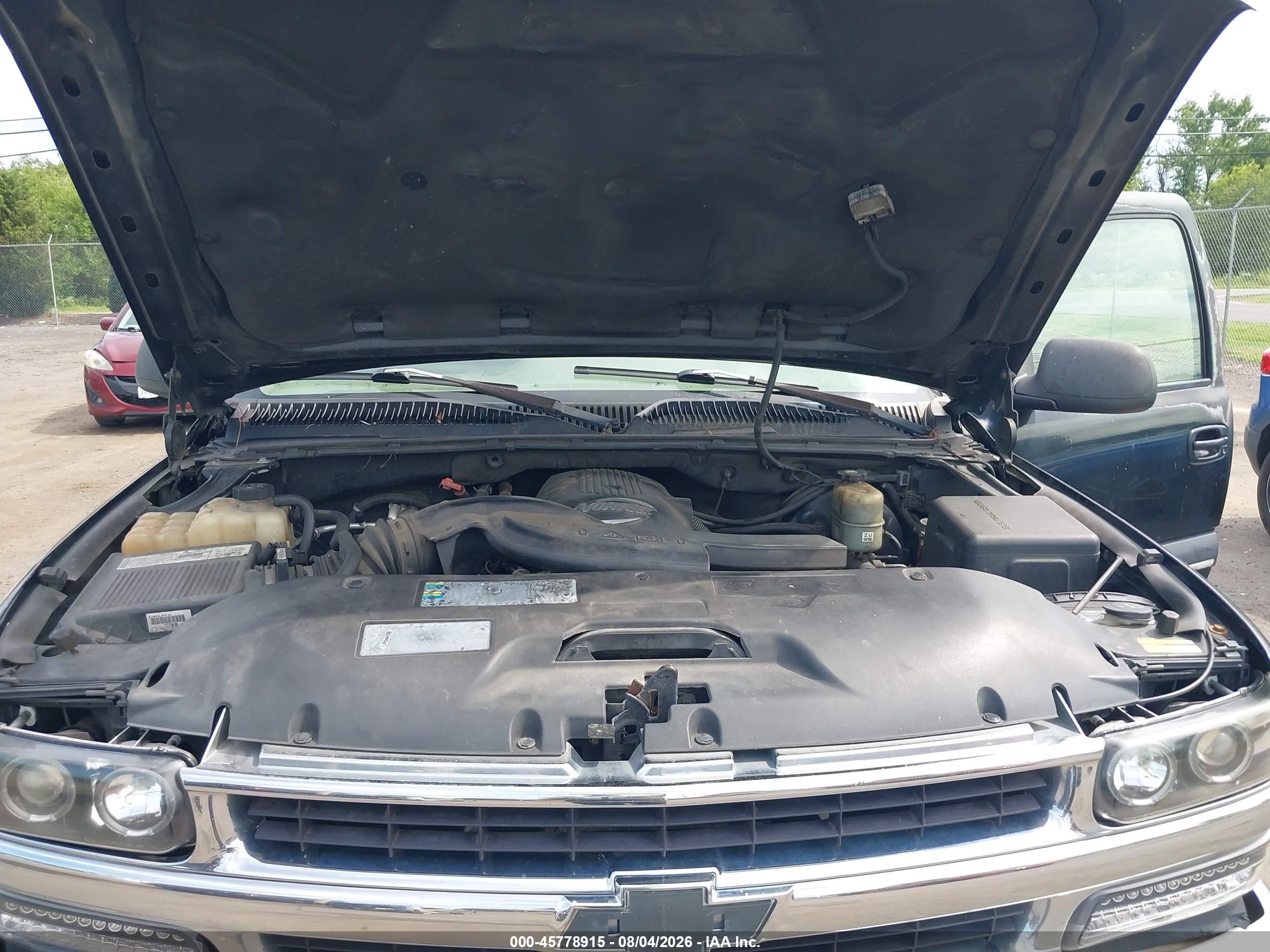 2002 Chevrolet Tahoe Lt Black vin: 1GNEK13Z22J170462