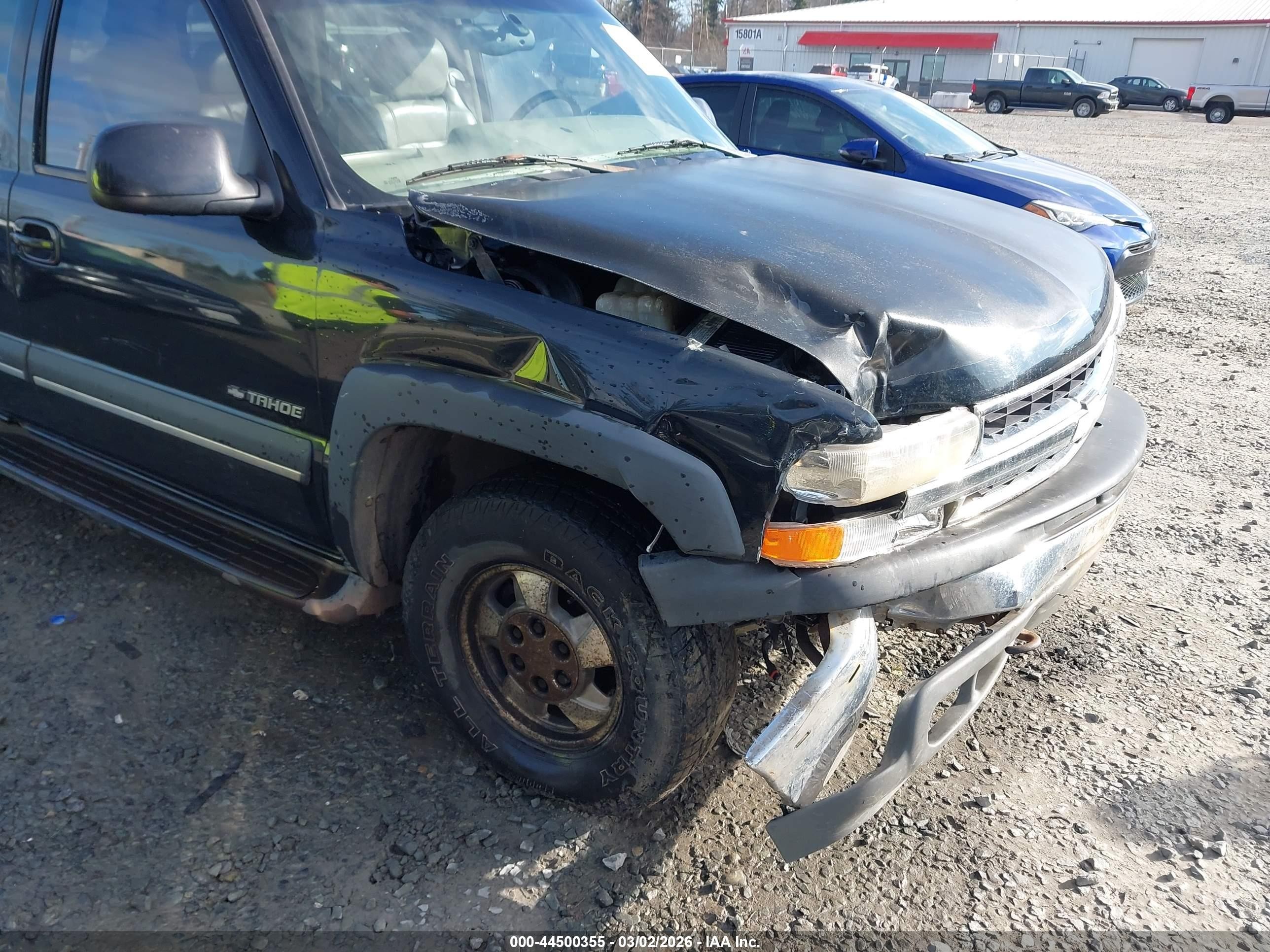 2002 Chevrolet Tahoe Lt Black vin: 1GNEK13Z22J234953