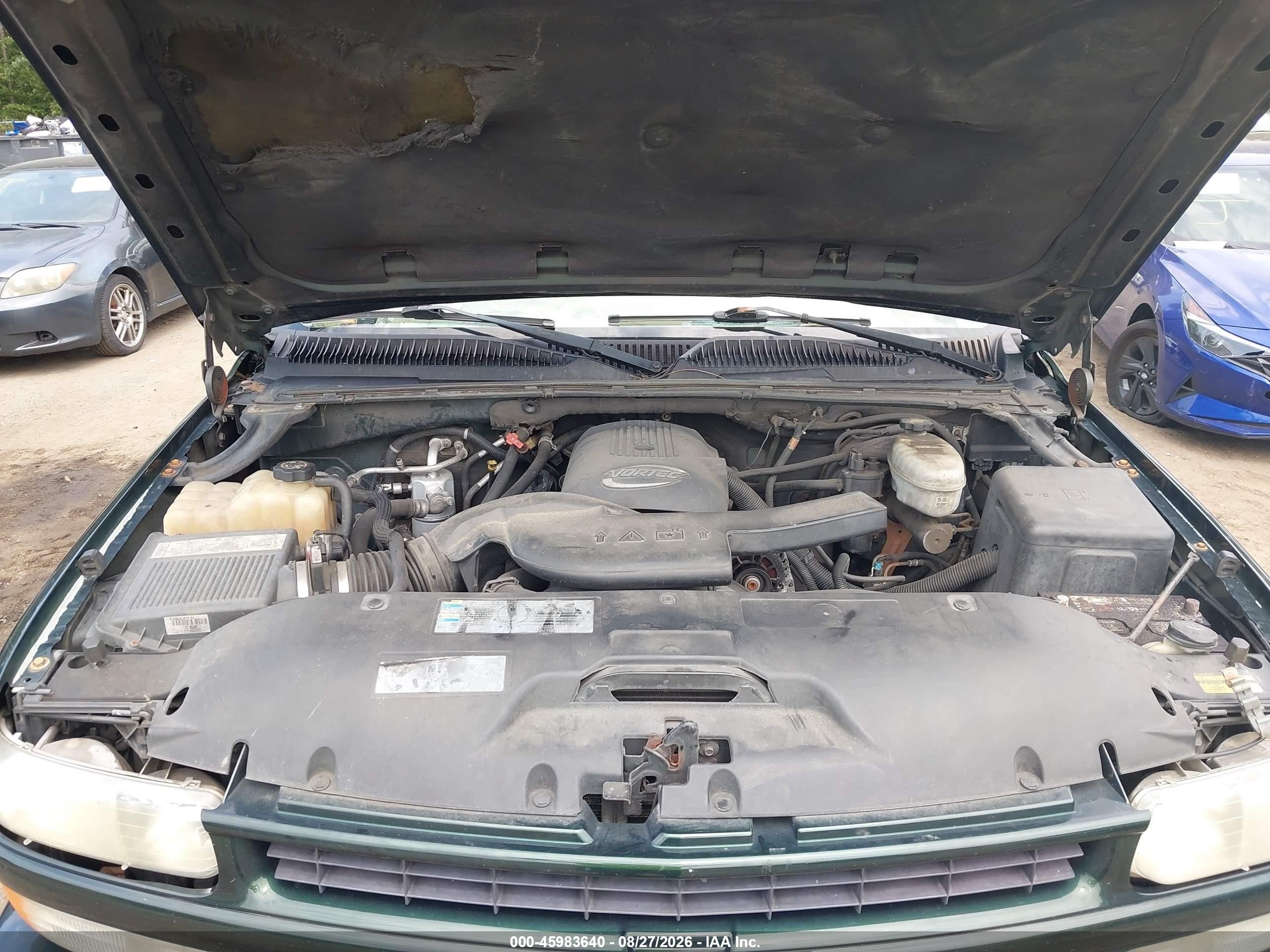 2003 Chevrolet Tahoe Z71 Зеленый vin: 1GNEK13Z23R215421