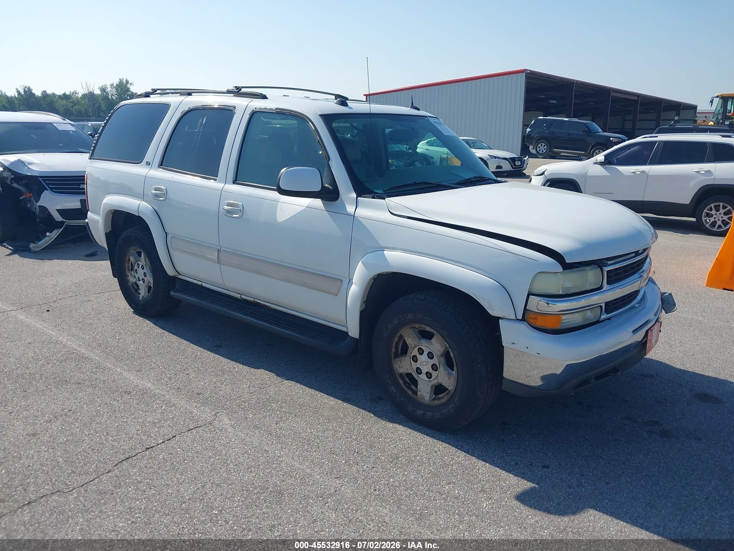 2004 Chevrolet Tahoe Lt White vin: 1GNEK13Z24J193467