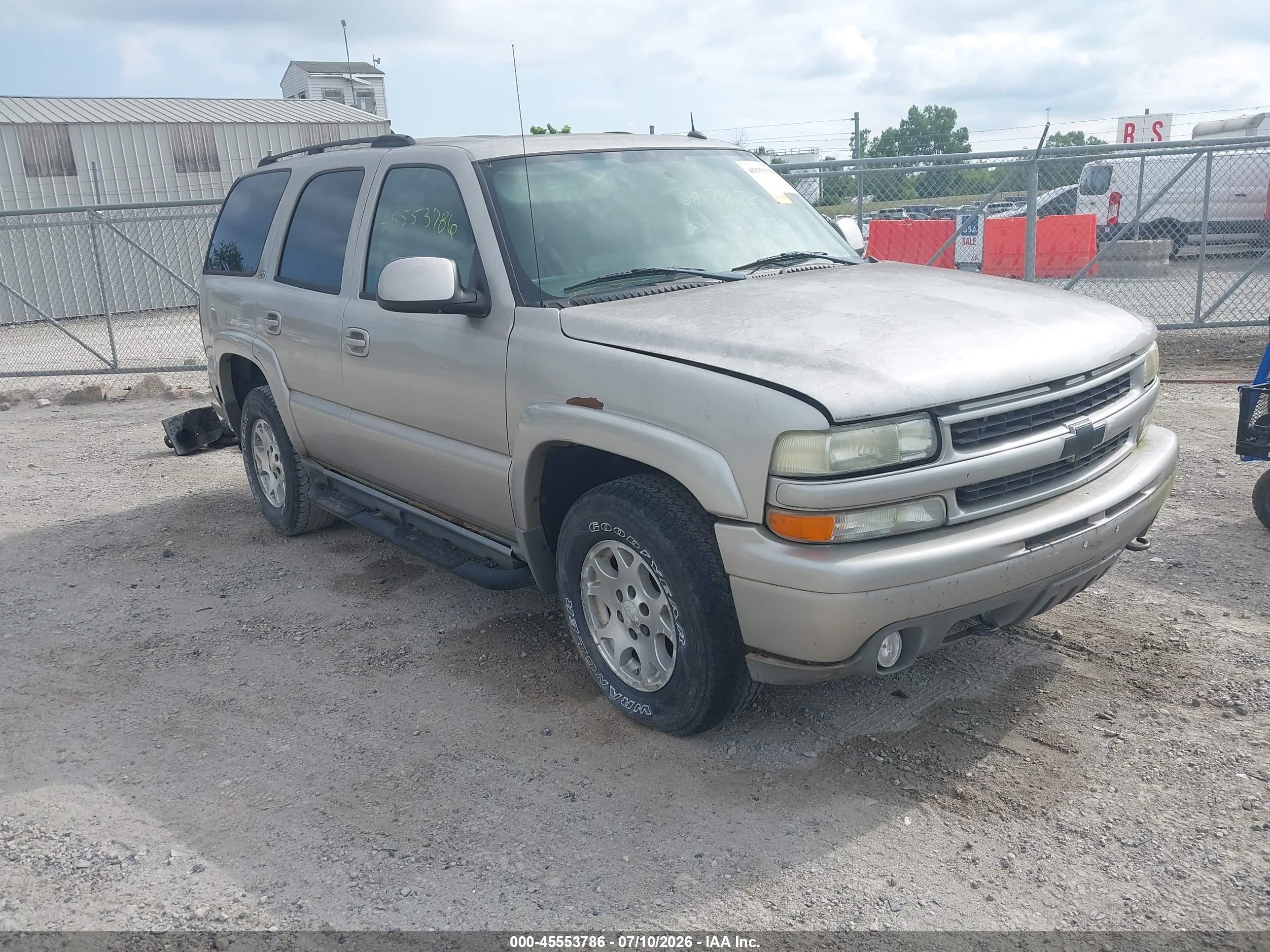 2004 Chevrolet Tahoe Z71 Tan vin: 1GNEK13Z24R207028