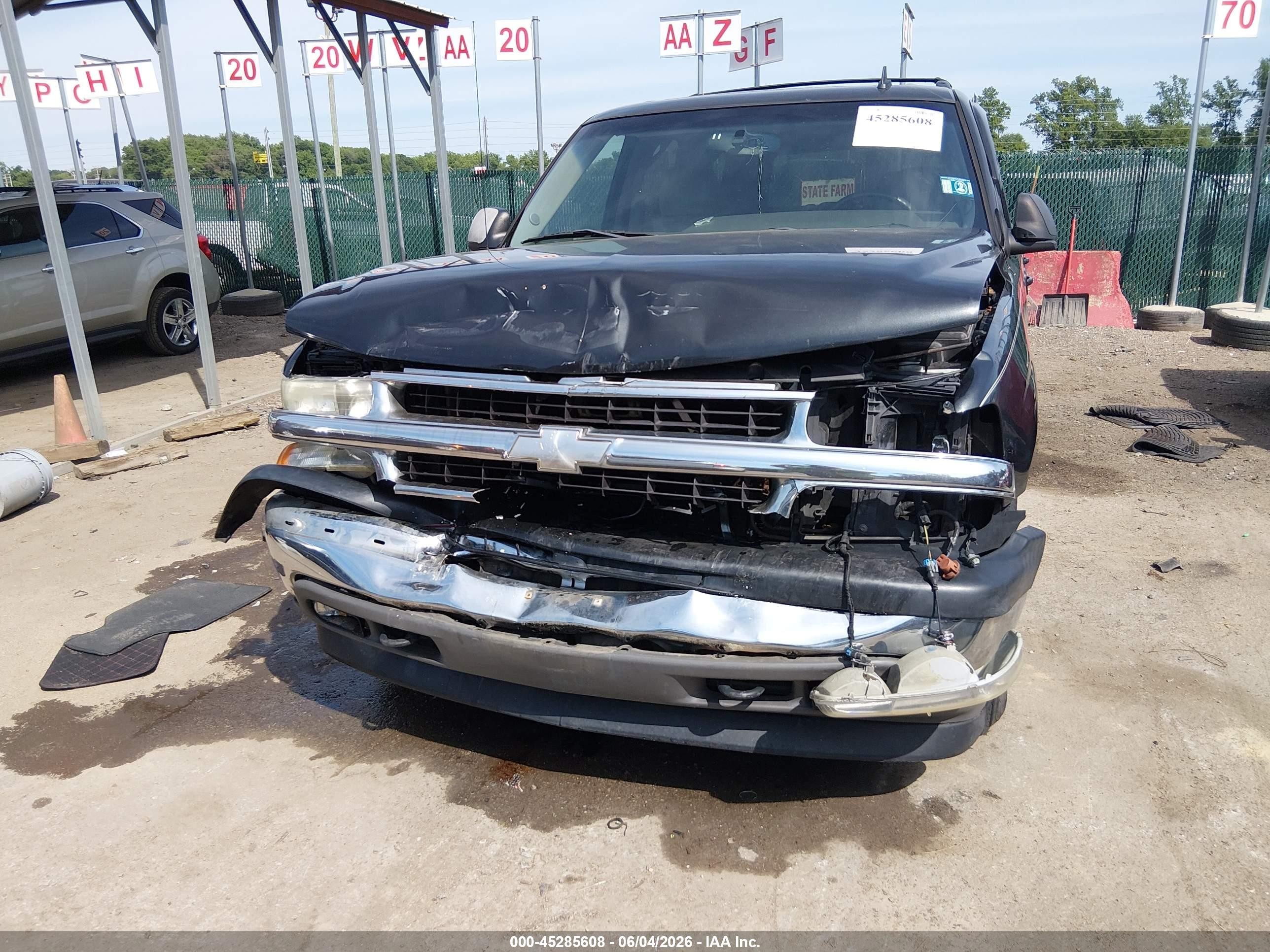 2006 Chevrolet Tahoe Lt Black vin: 1GNEK13Z26R105683