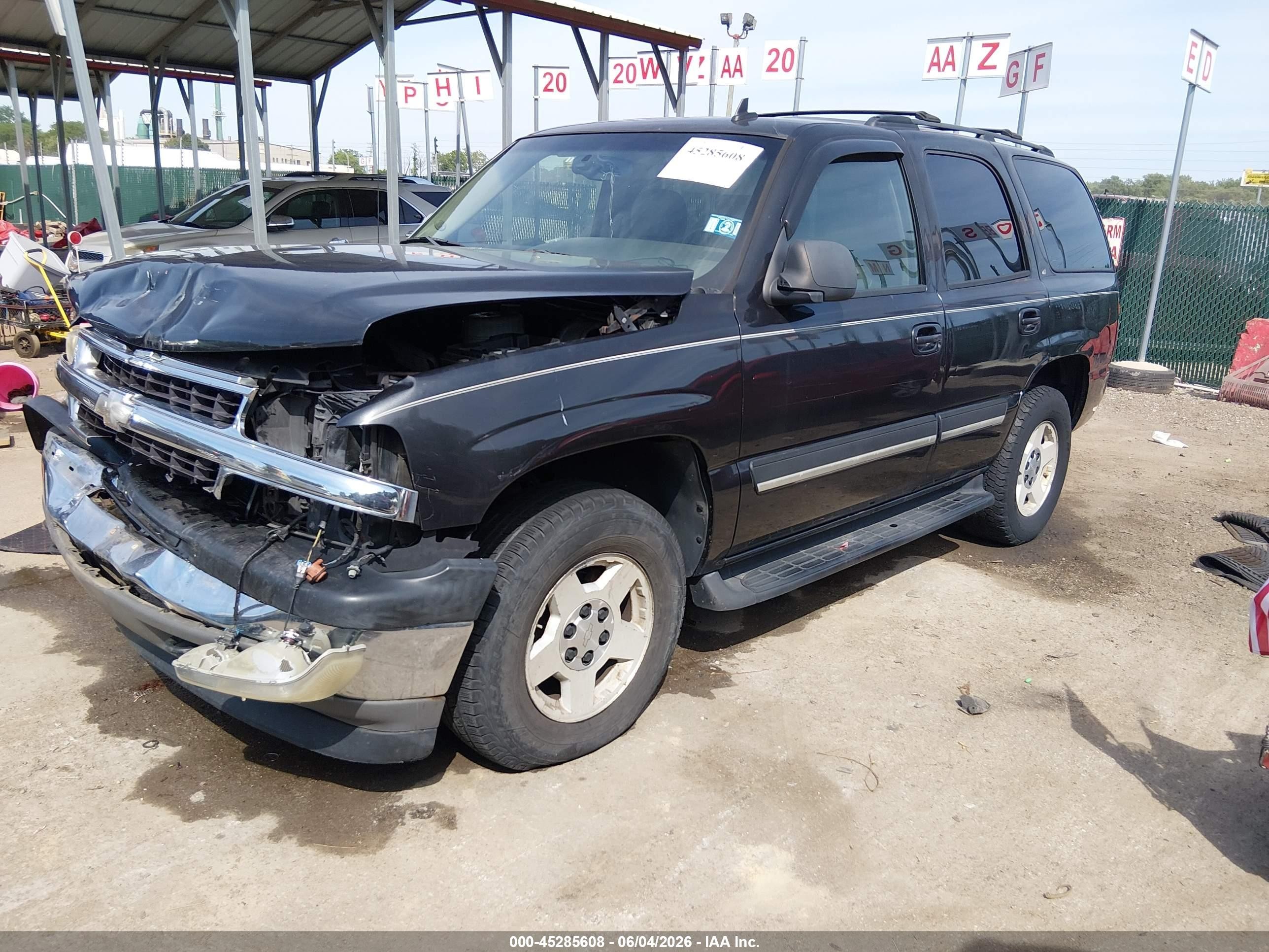 2006 Chevrolet Tahoe Lt Black vin: 1GNEK13Z26R105683