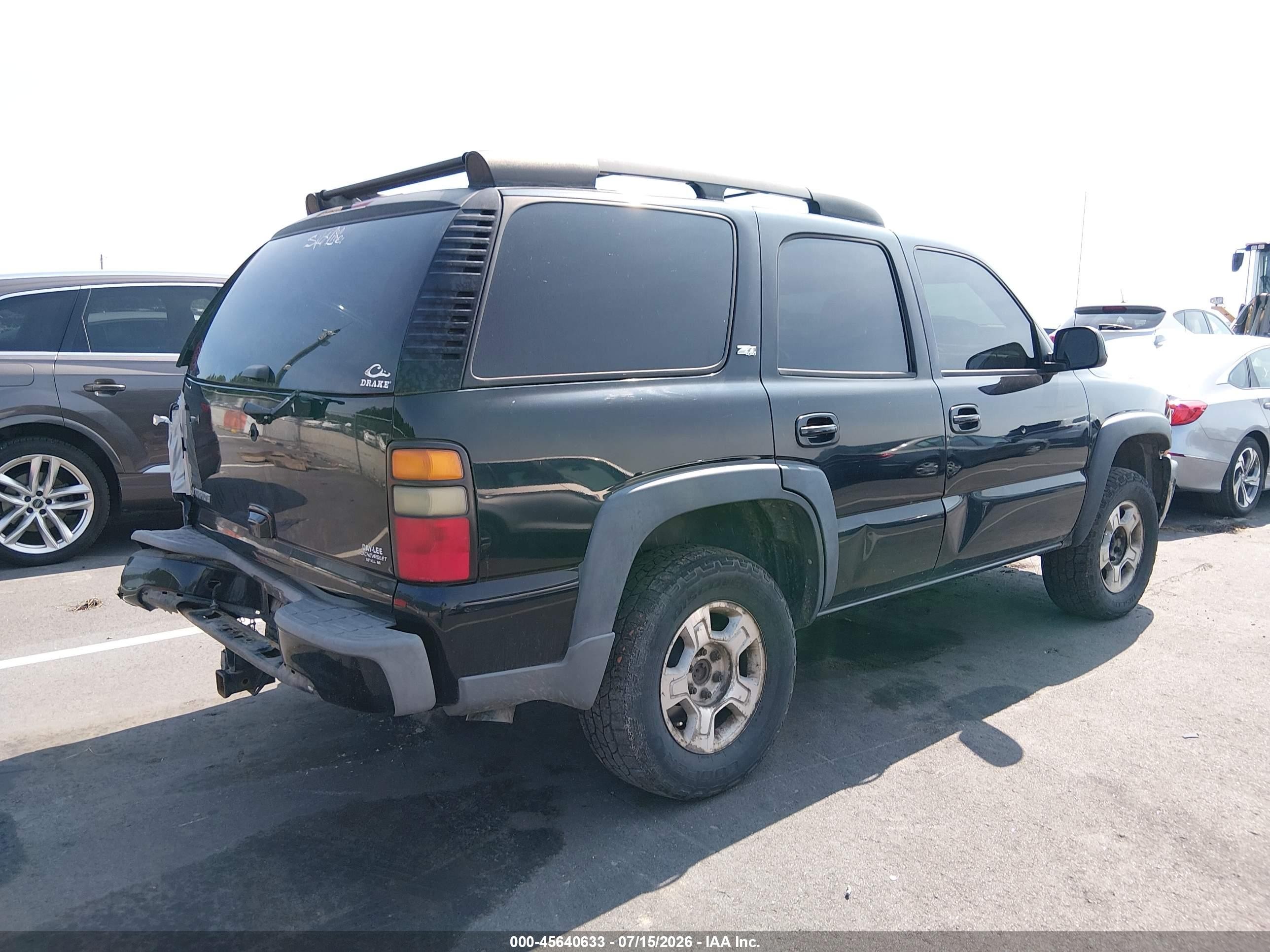 2006 Chevrolet Tahoe Z71 Black vin: 1GNEK13Z26R109507