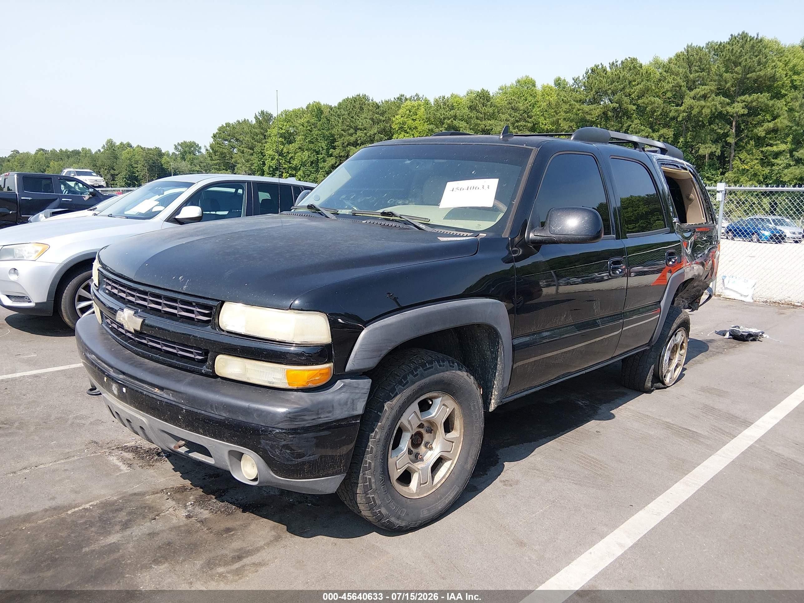 2006 Chevrolet Tahoe Z71 Black vin: 1GNEK13Z26R109507