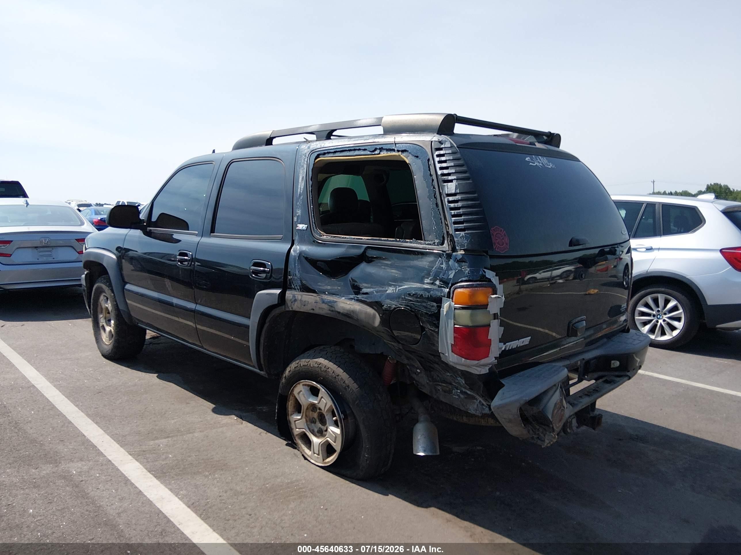 2006 Chevrolet Tahoe Z71 Black vin: 1GNEK13Z26R109507