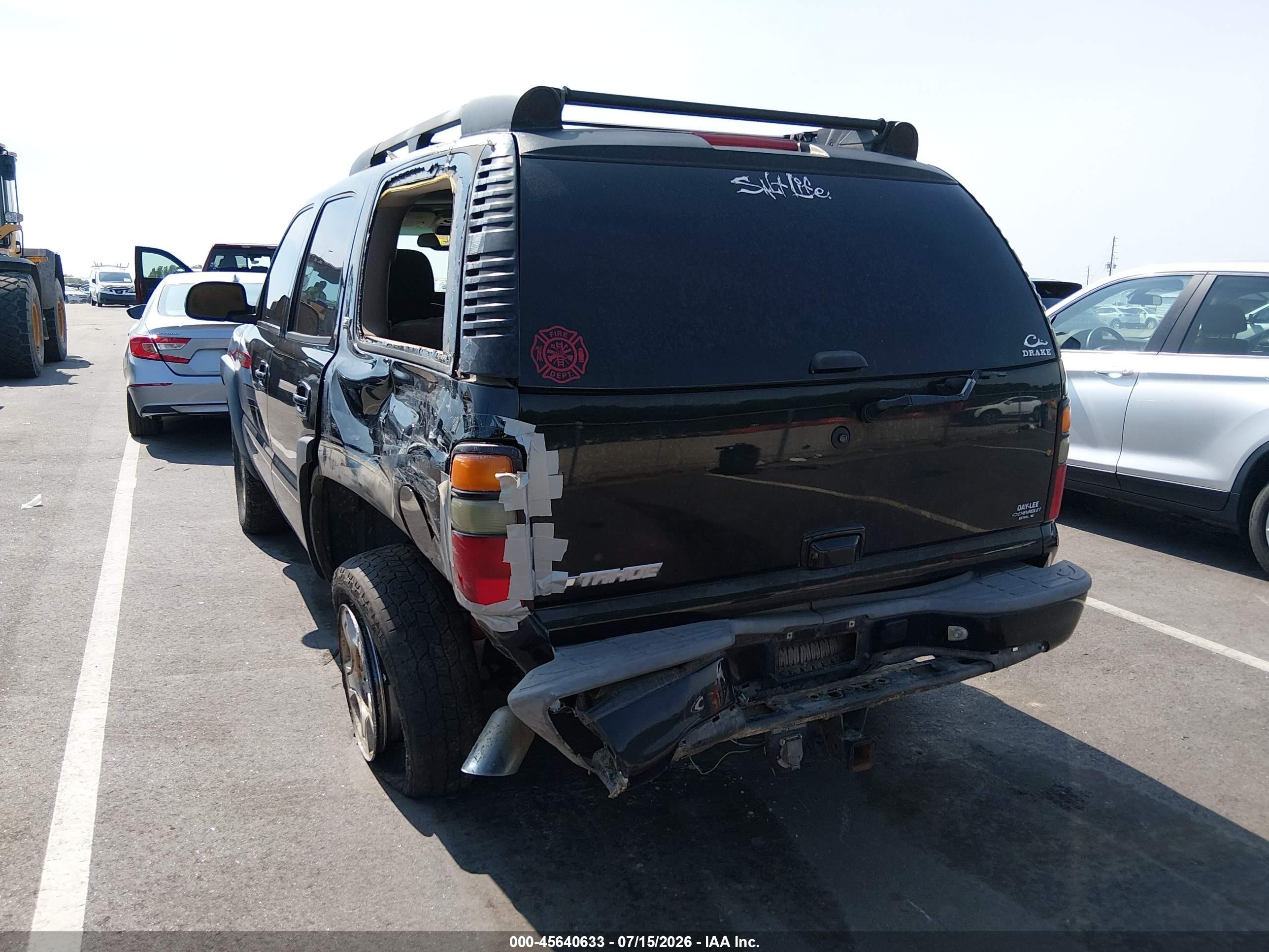 2006 Chevrolet Tahoe Z71 Black vin: 1GNEK13Z26R109507