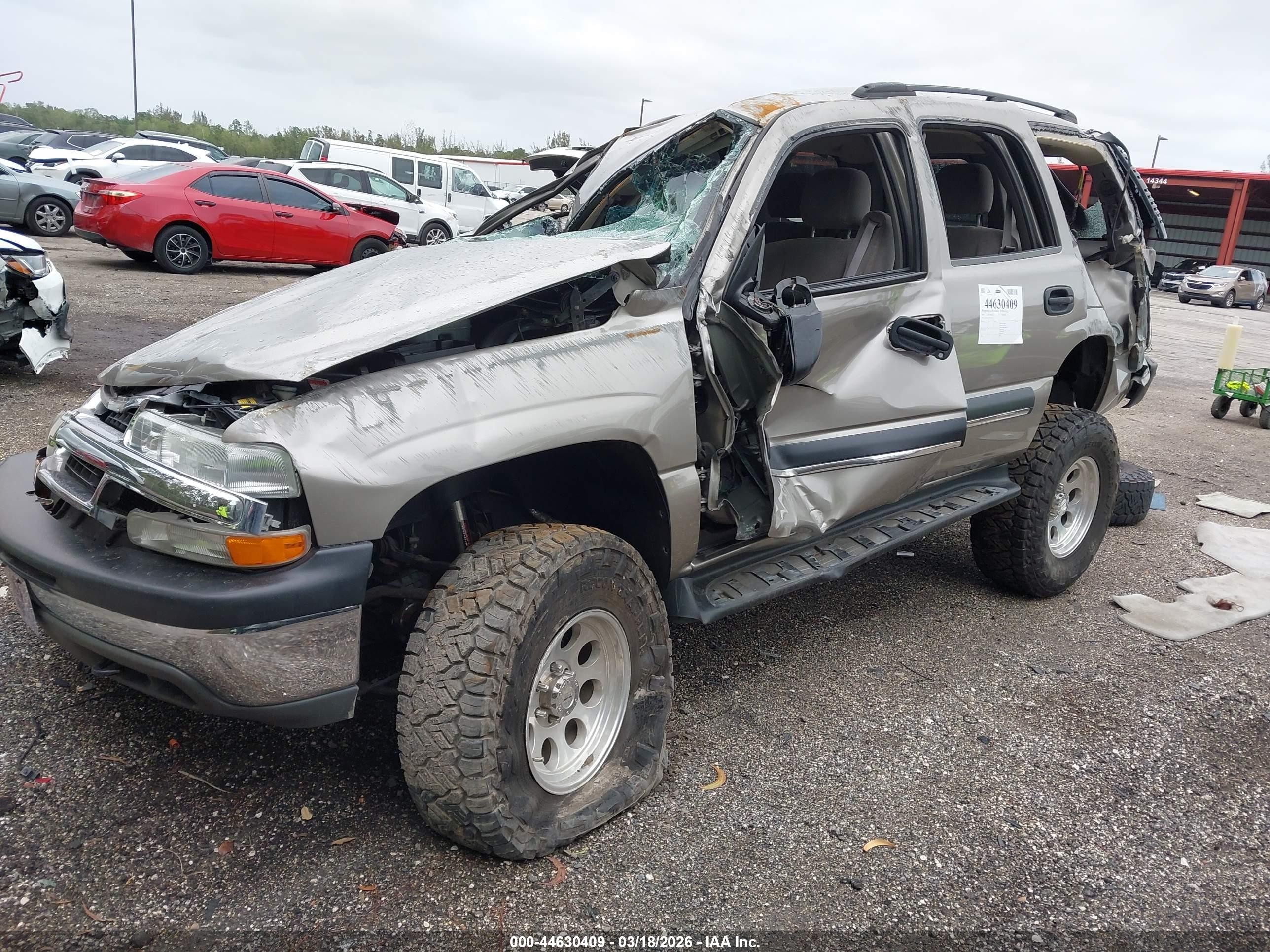 2003 Chevrolet Tahoe Ls Tan vin: 1GNEK13Z33J145765
