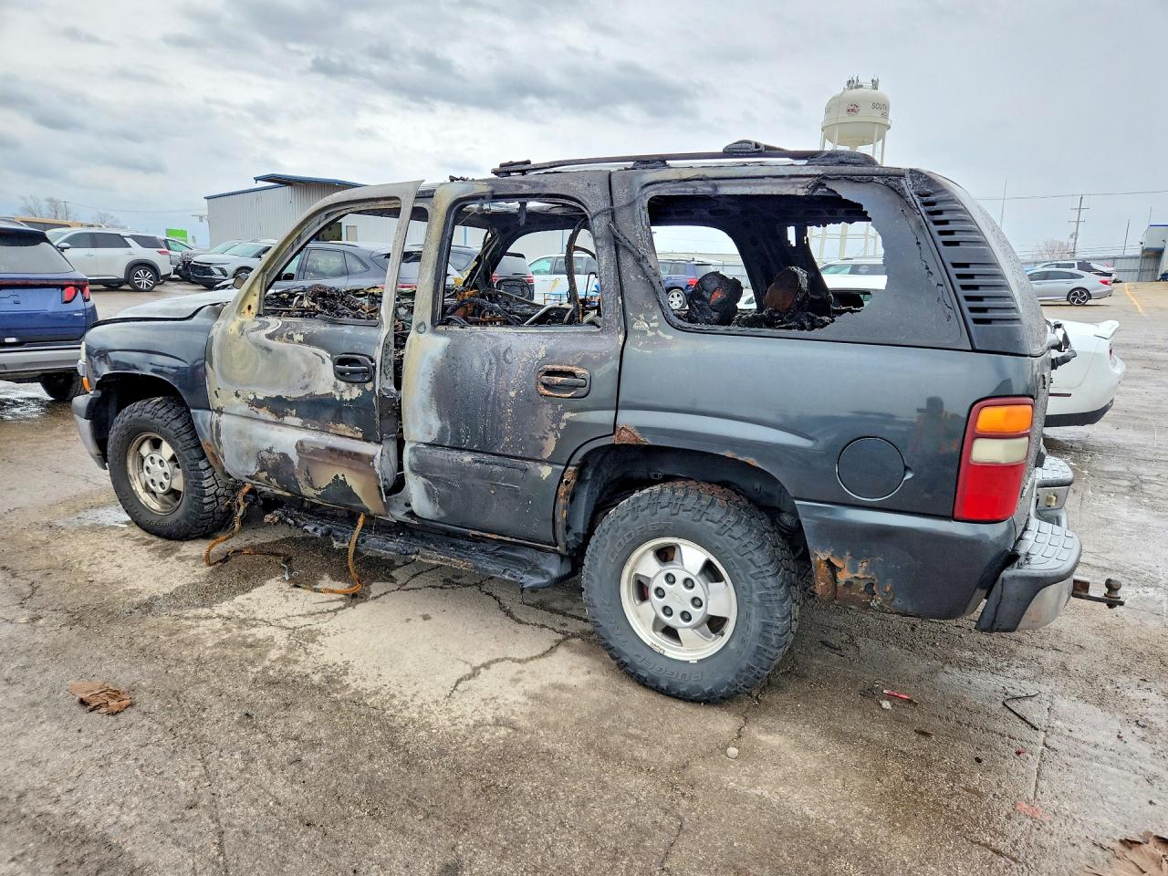 2003 Chevrolet Tahoe K1500 Charcoal vin: 1GNEK13Z33J186154