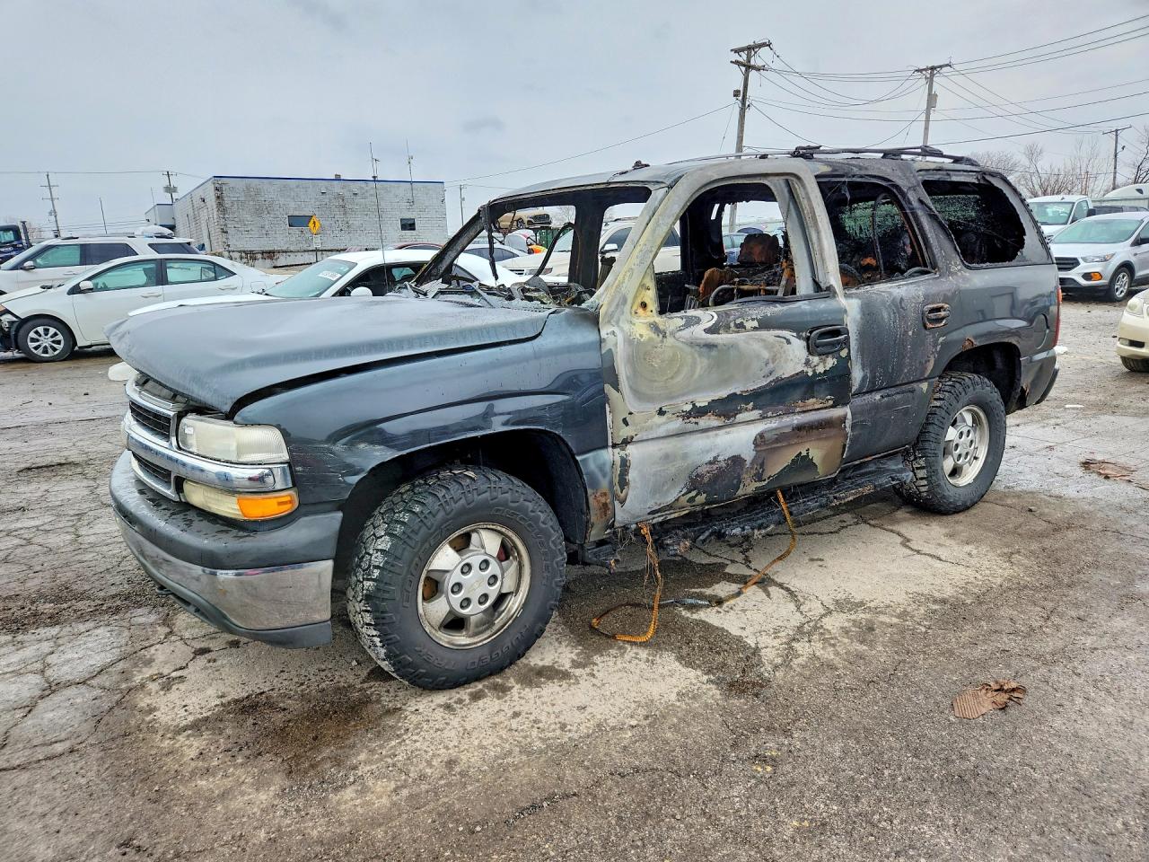 2003 Chevrolet Tahoe K1500 Charcoal vin: 1GNEK13Z33J186154