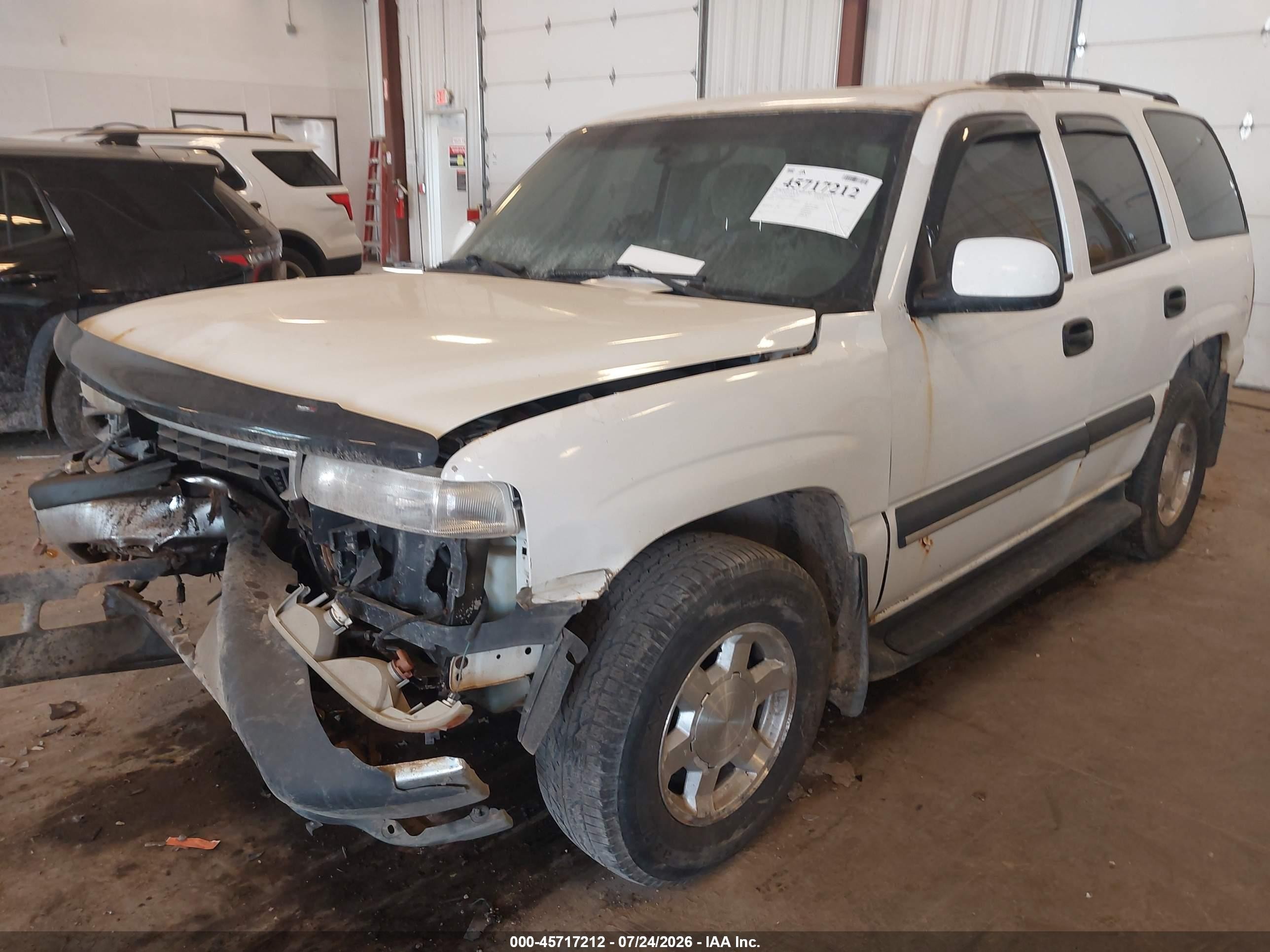 2003 Chevrolet Tahoe Ls White vin: 1GNEK13Z33R108863