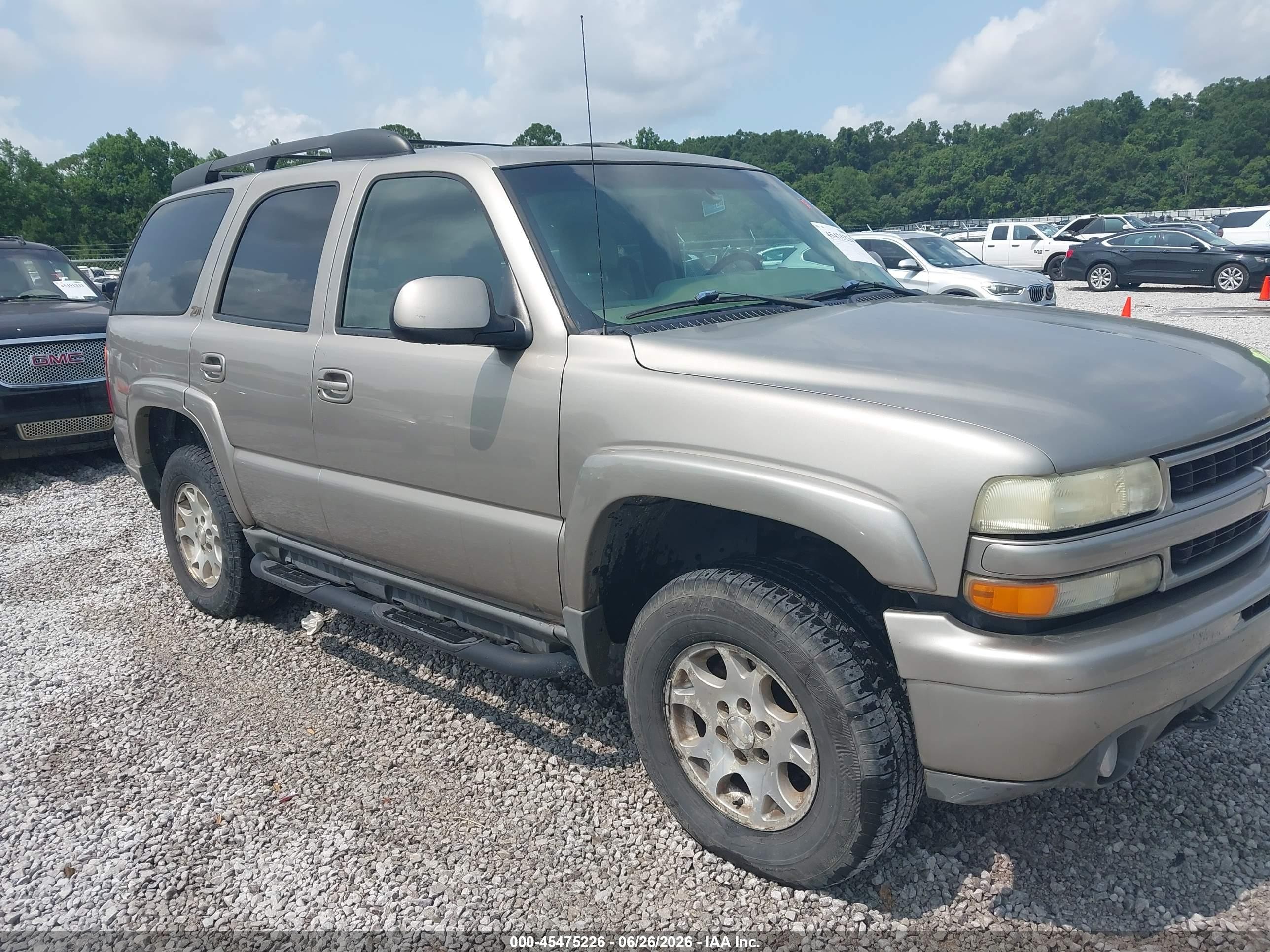 2003 Chevrolet Tahoe Z71 Brown vin: 1GNEK13Z33R199679