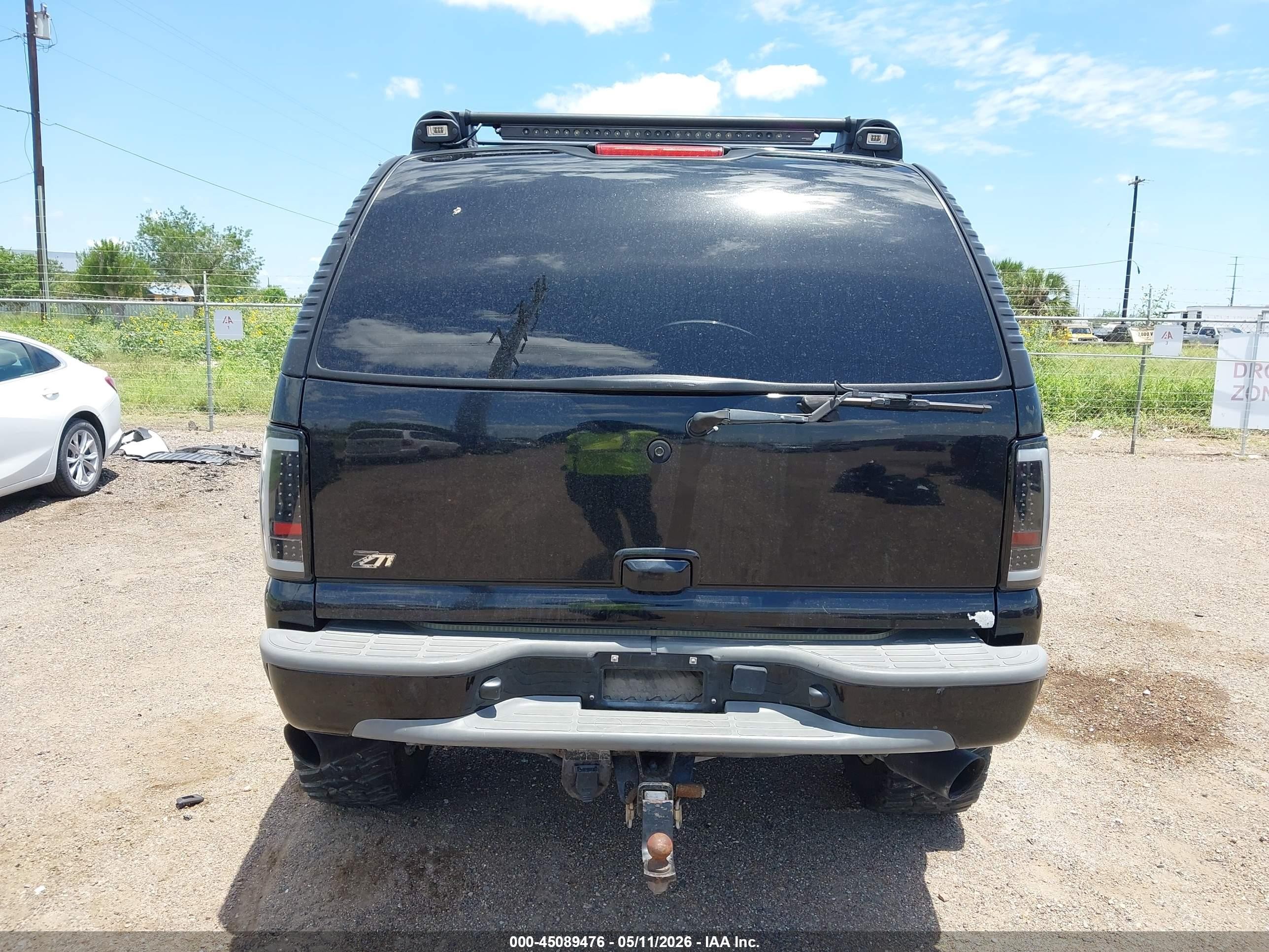 2003 Chevrolet Tahoe Z71 Черный vin: 1GNEK13Z33R201981