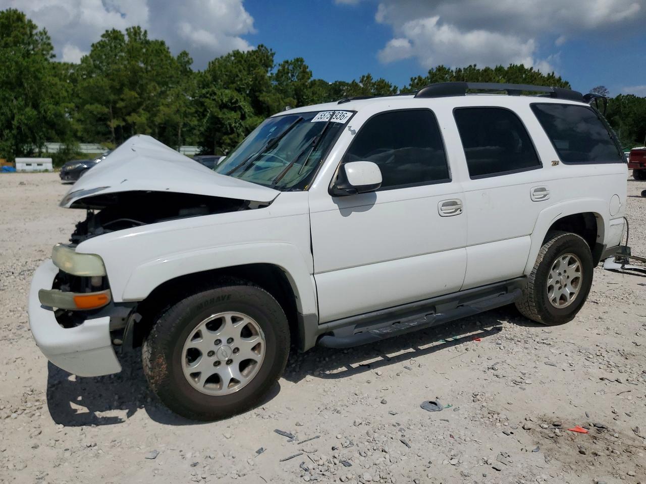 2004 Chevrolet Tahoe K1500 White vin: 1GNEK13Z34R125468
